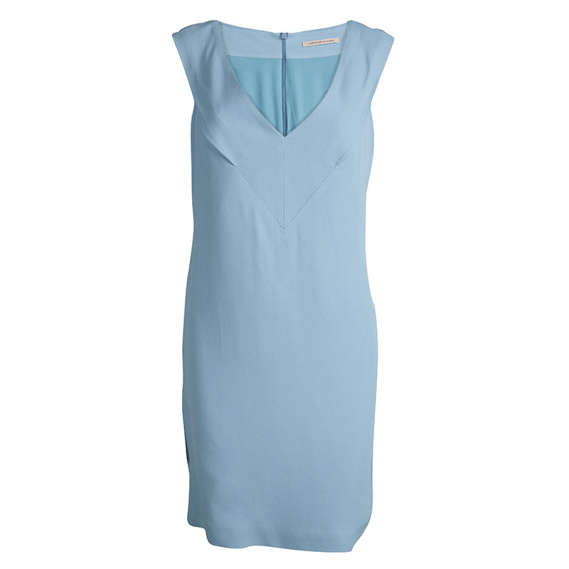 Image of Christopher Kane Powder Blue Sleeveless Shift Dress M