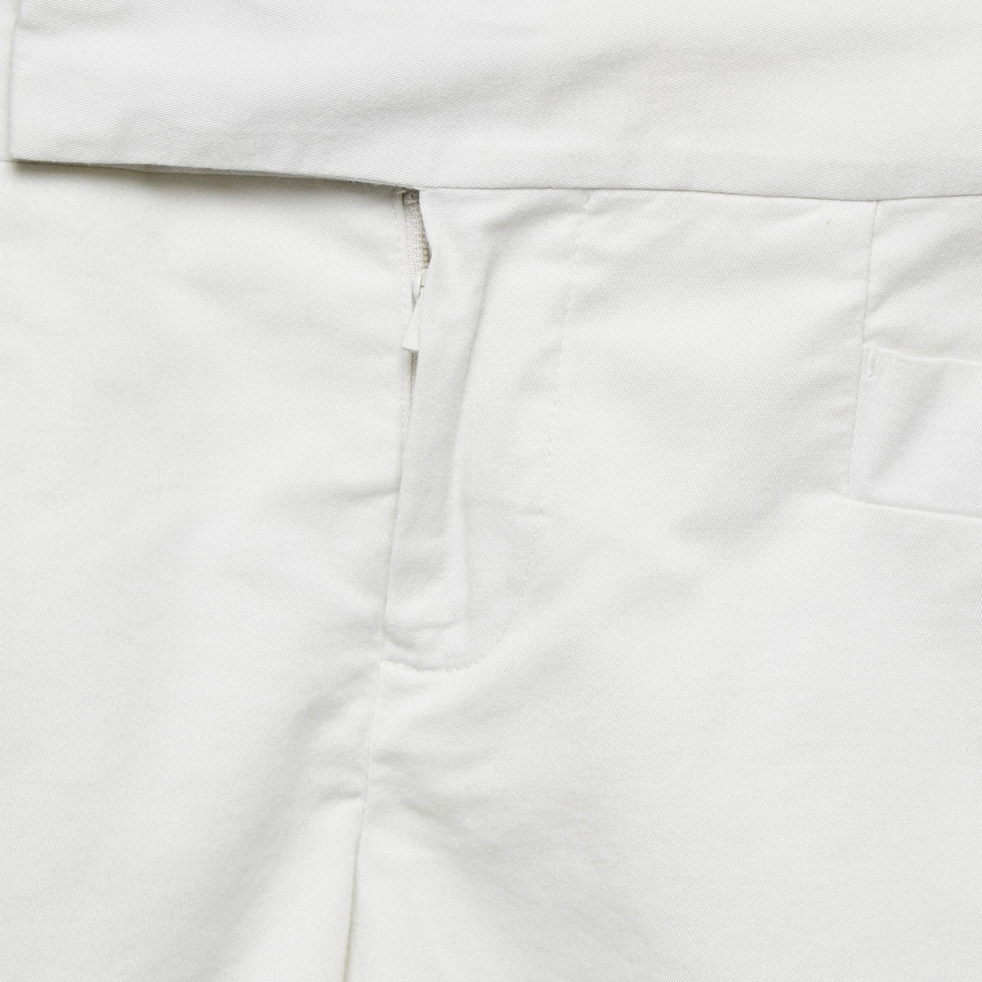 Club Monaco White Cotton Shorts S