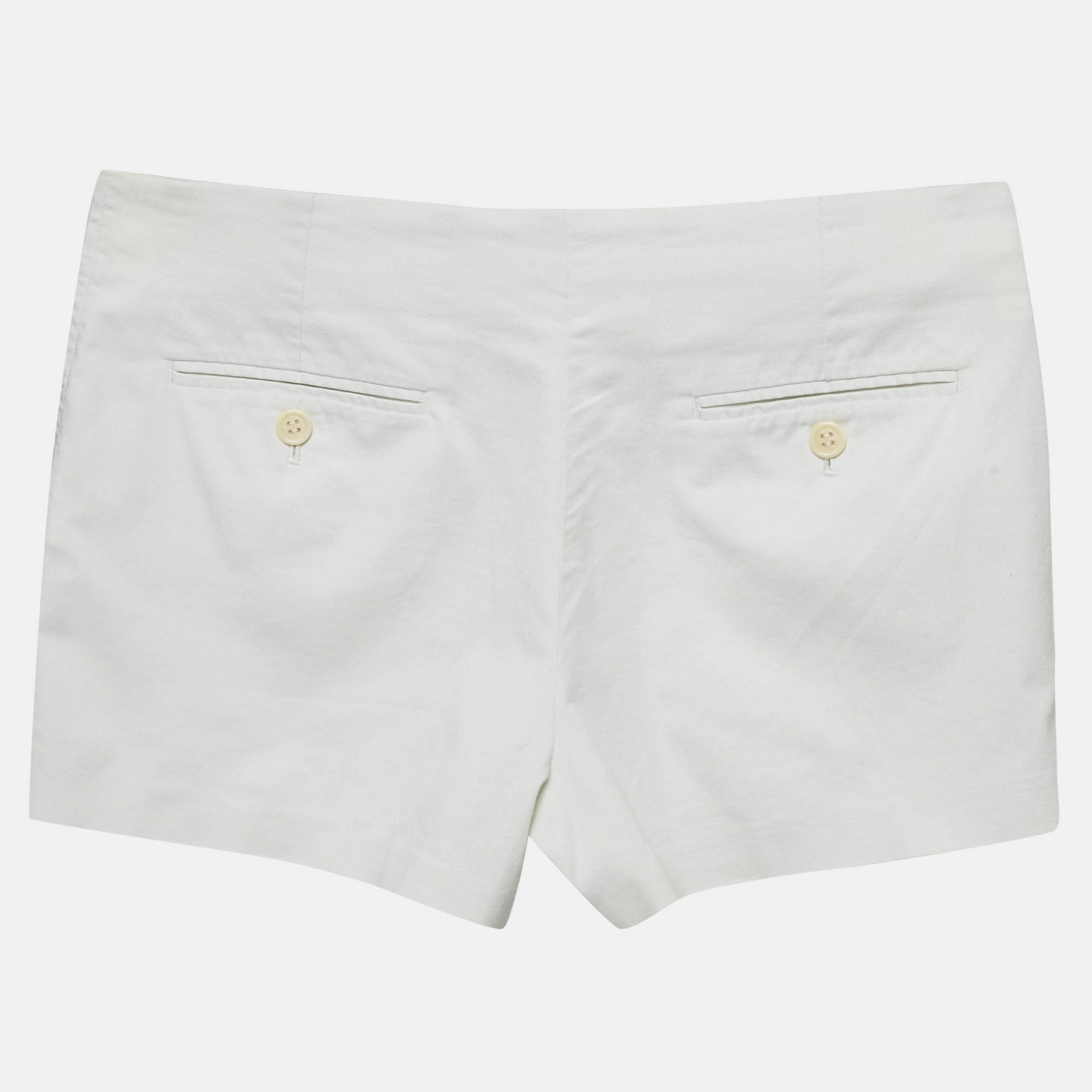 Club Monaco White Cotton Shorts S