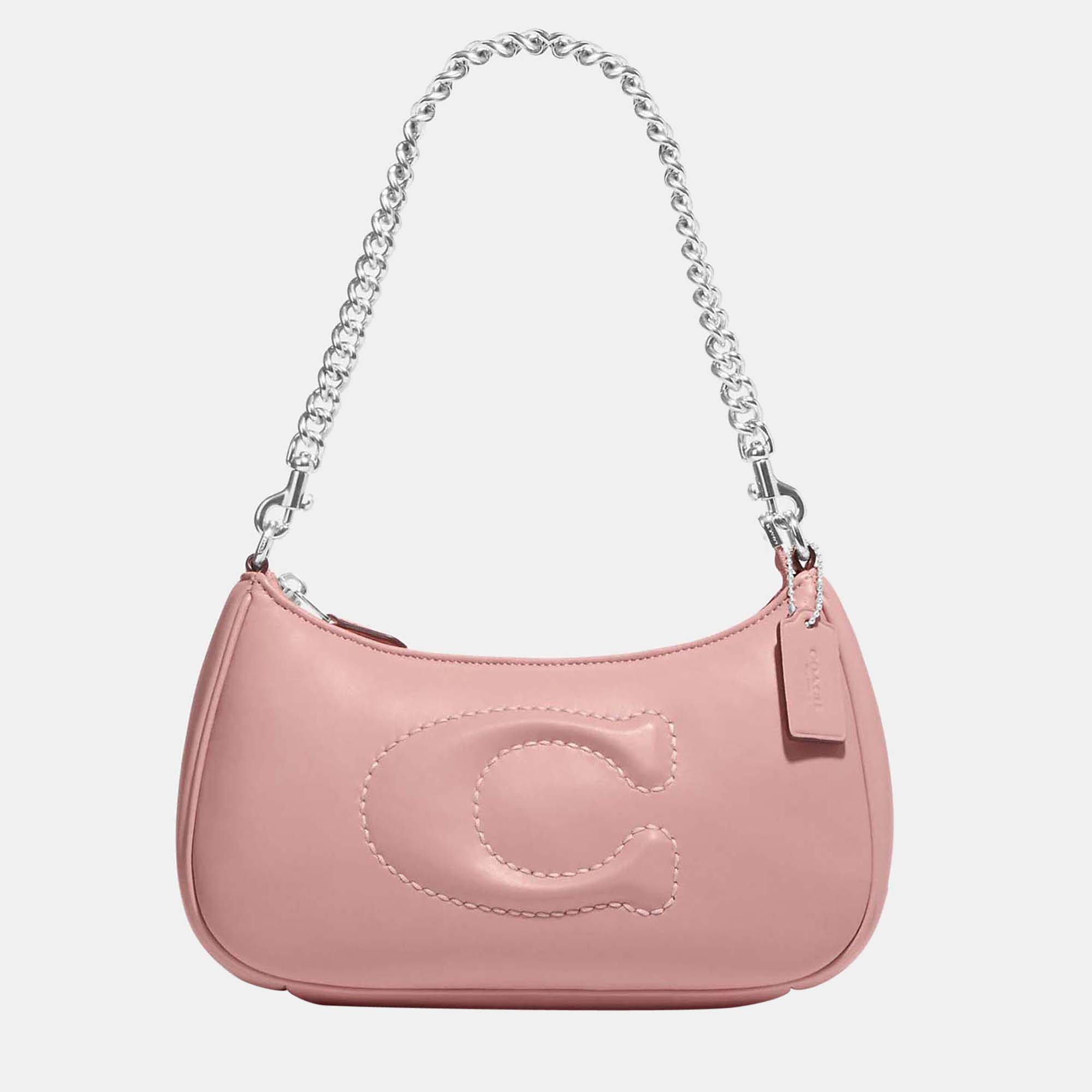 Coach Pastel Pink - Leather - Teri Shoulder Bag