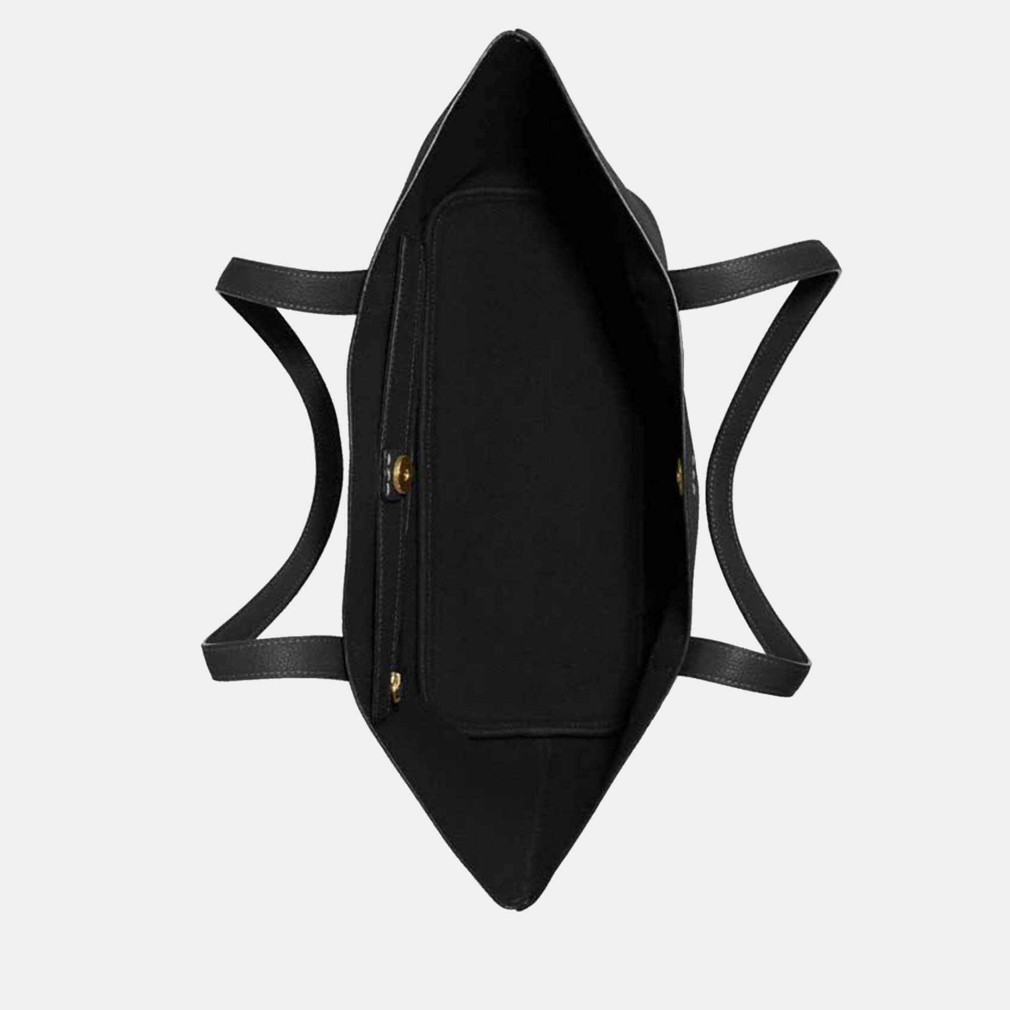 Coach Black - Leather - Cameron Tote Bag