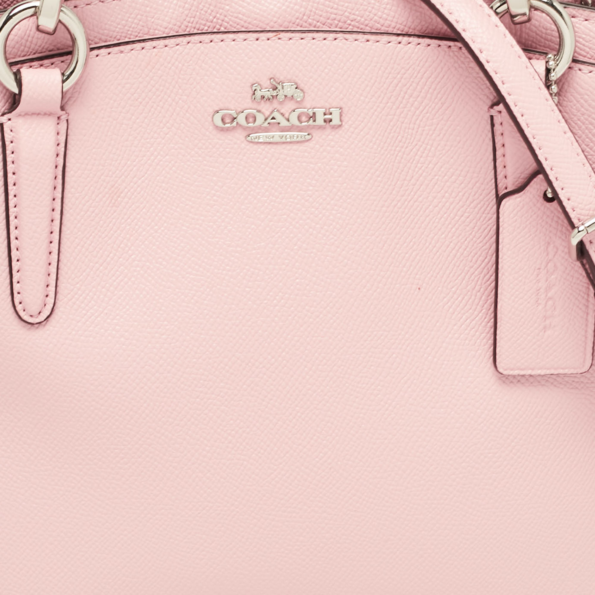 Coach Pink Leather Minetta Tote