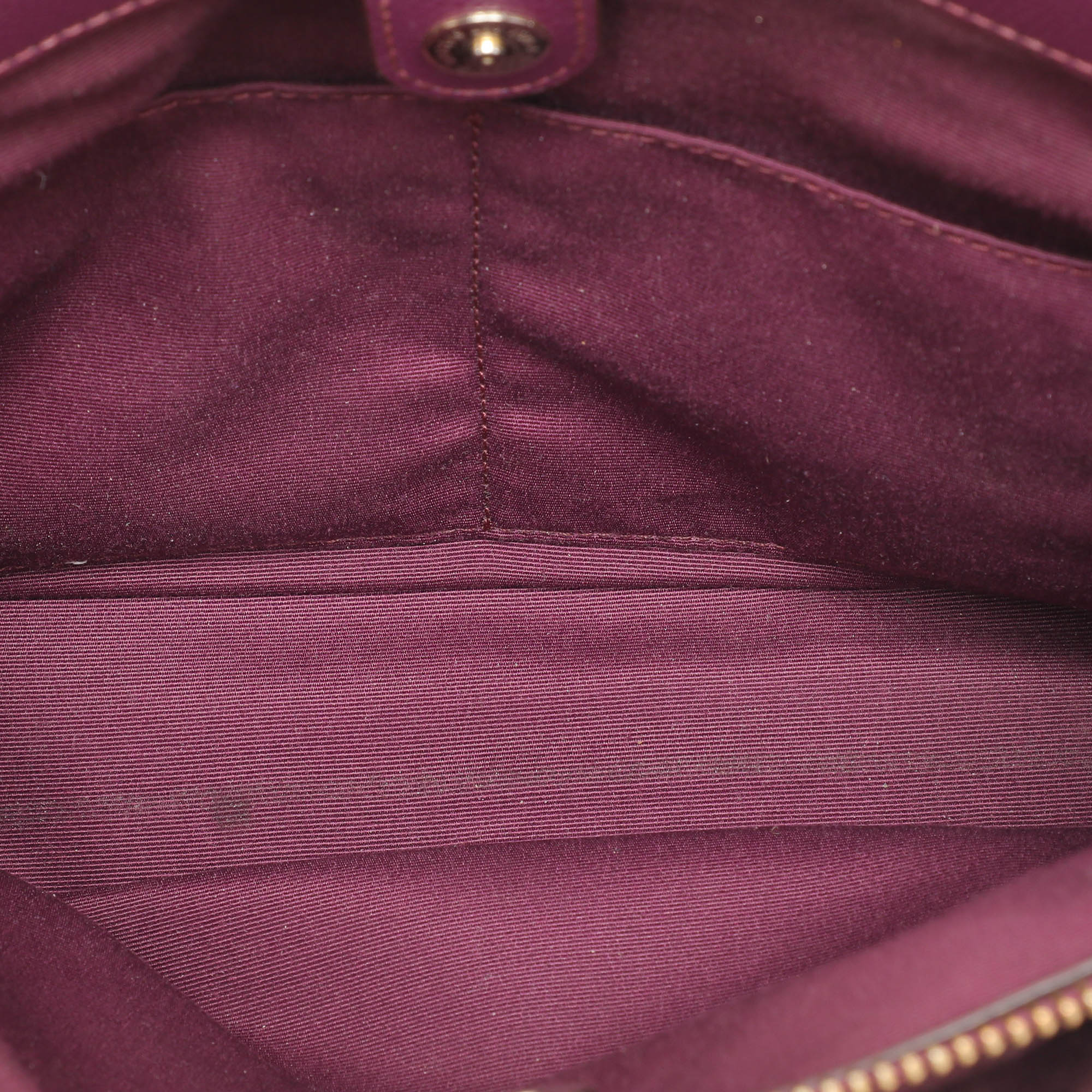 Coach Purple Leather Christie Carryall Tote