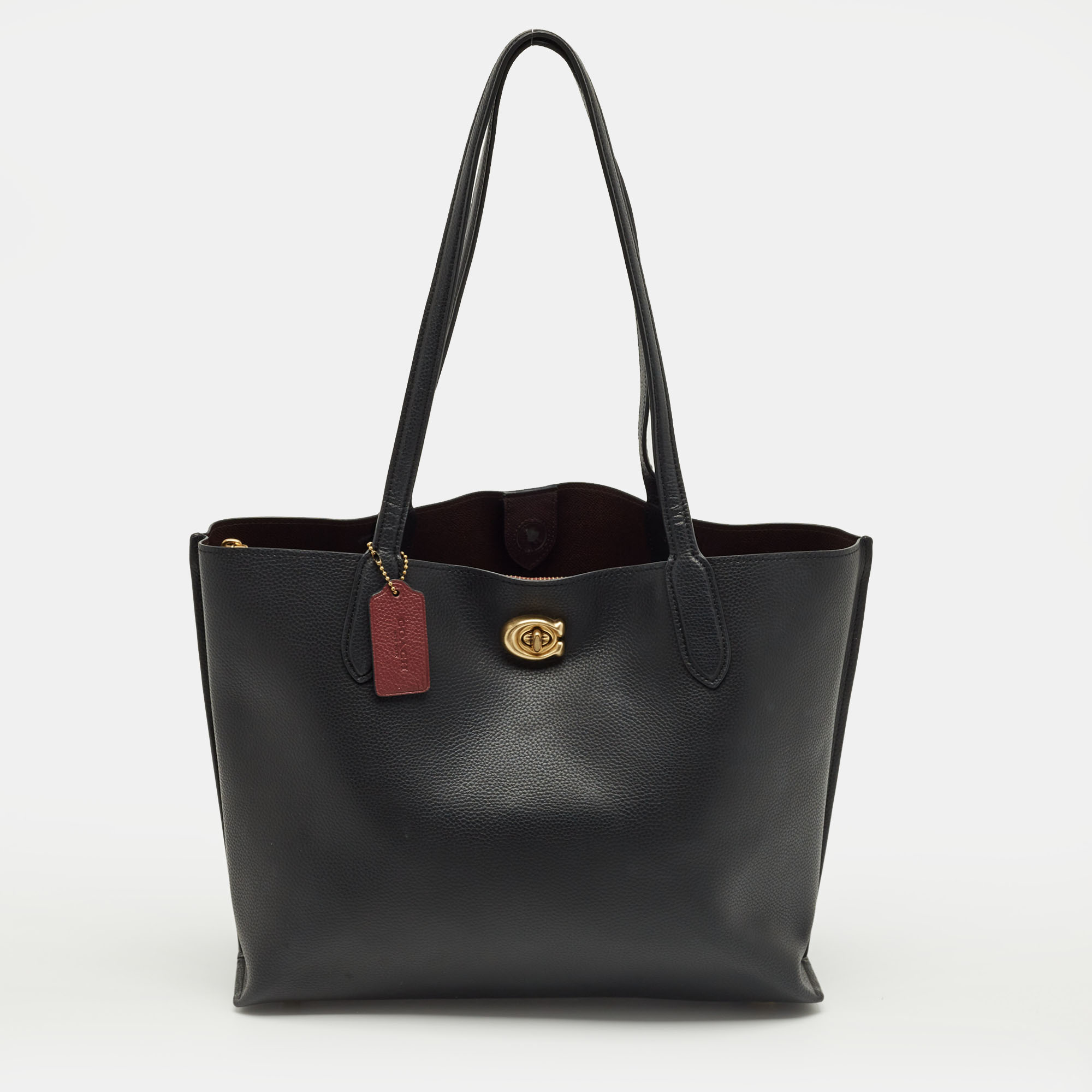 Coach Black Leather Willow Tote
Coach Black Leather Willow Tote