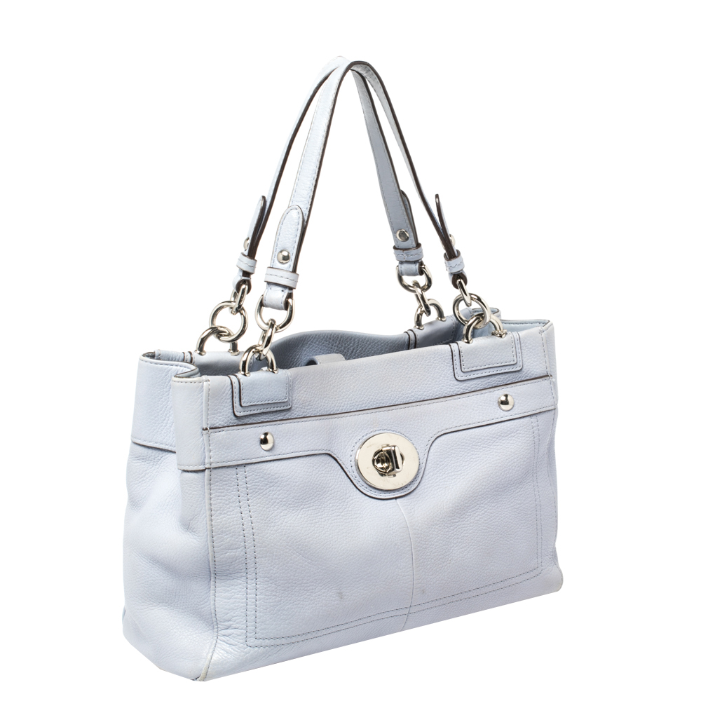 Coach Lilac Leather Penelope Tote