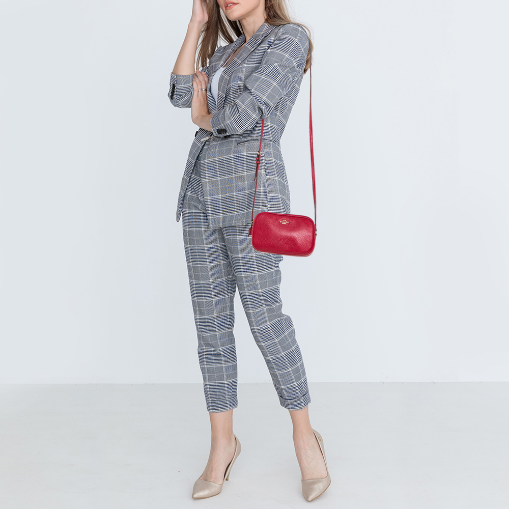 Coach Red Leather Double Zip Camera Crossbody Bag
Coach Red Leather Double Zip Camera Crossbody Bag