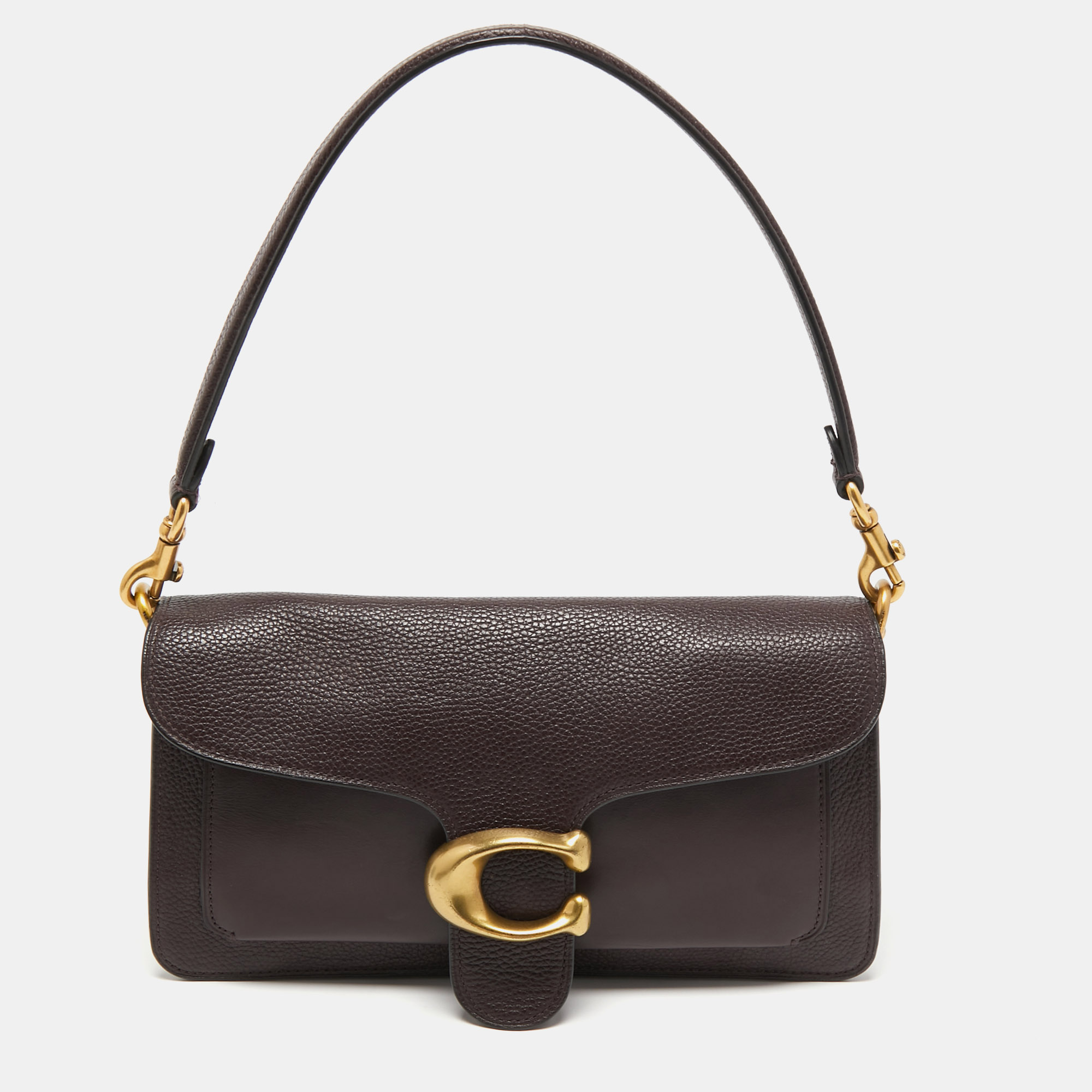 Burgundy Leather Tabby 26 Shoulder