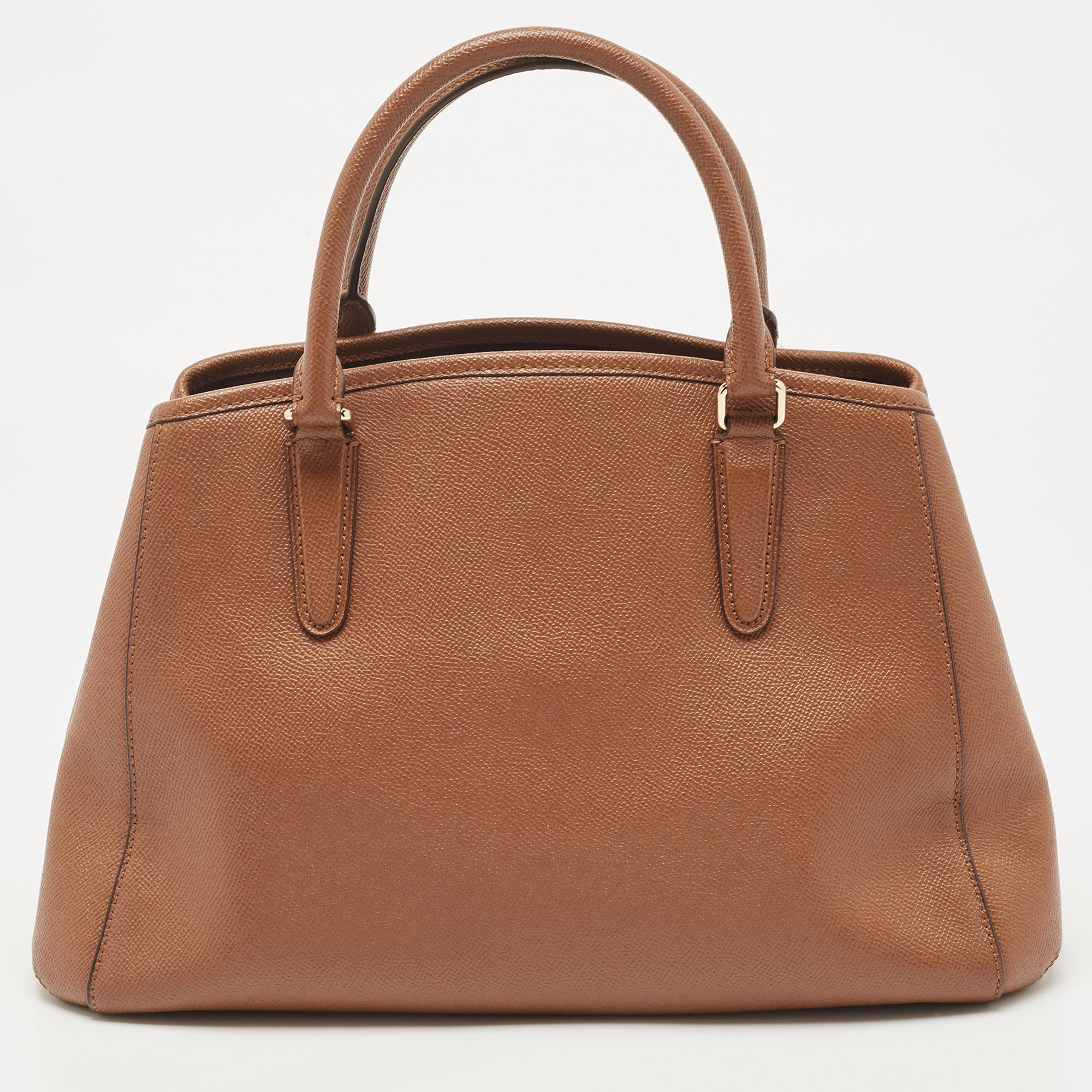 Coach Brown Leather Small Margot Carryall Satchel