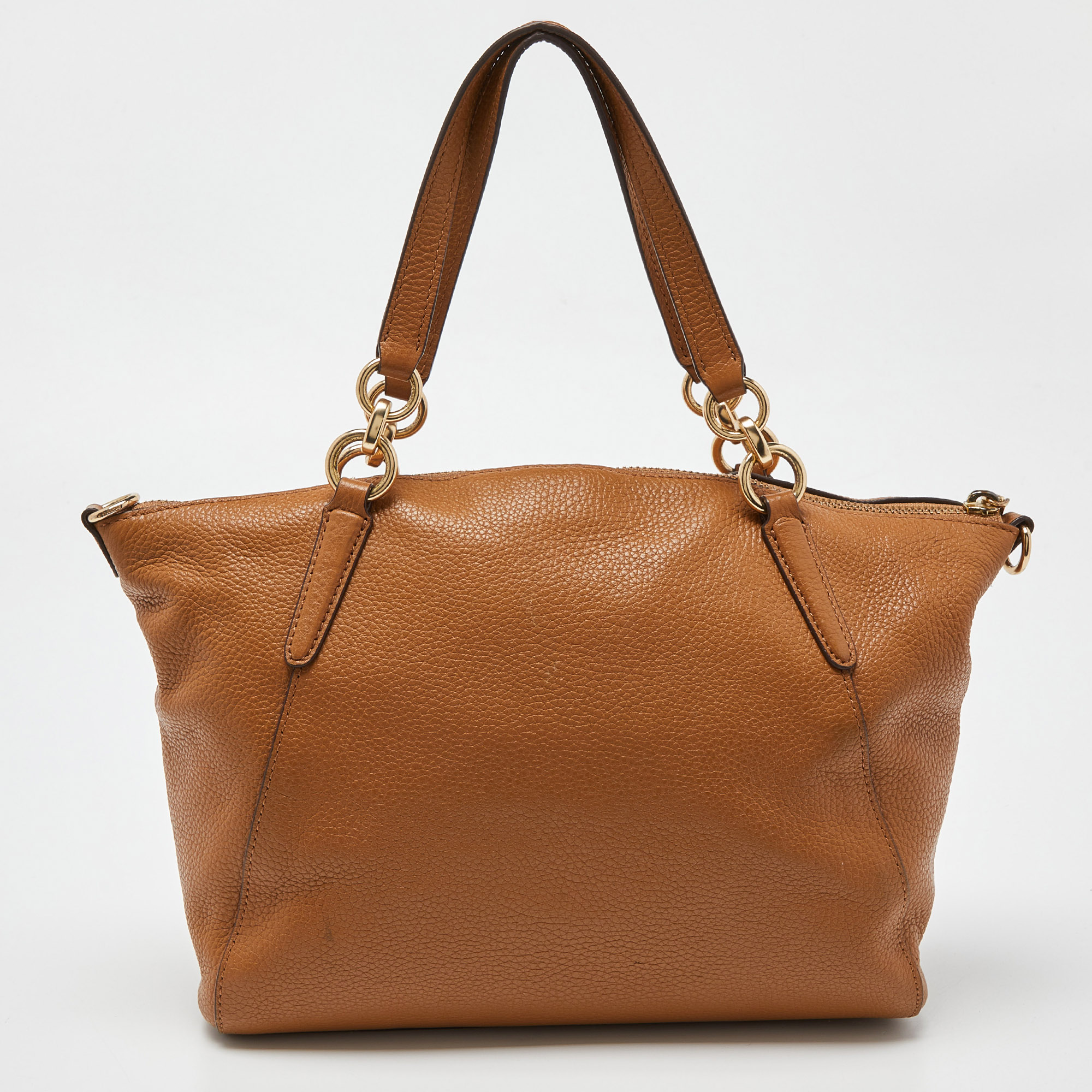 Coach Brown Leather Small Kelsey Satchel