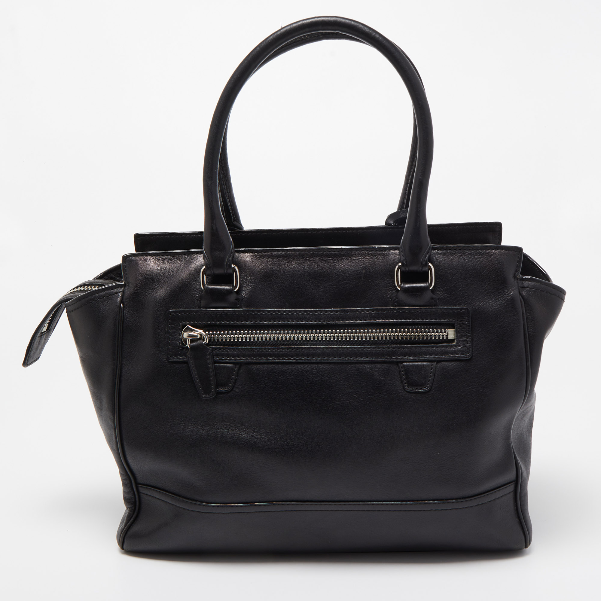 Coach Black Leather Legacy Candace Carryall Satchel