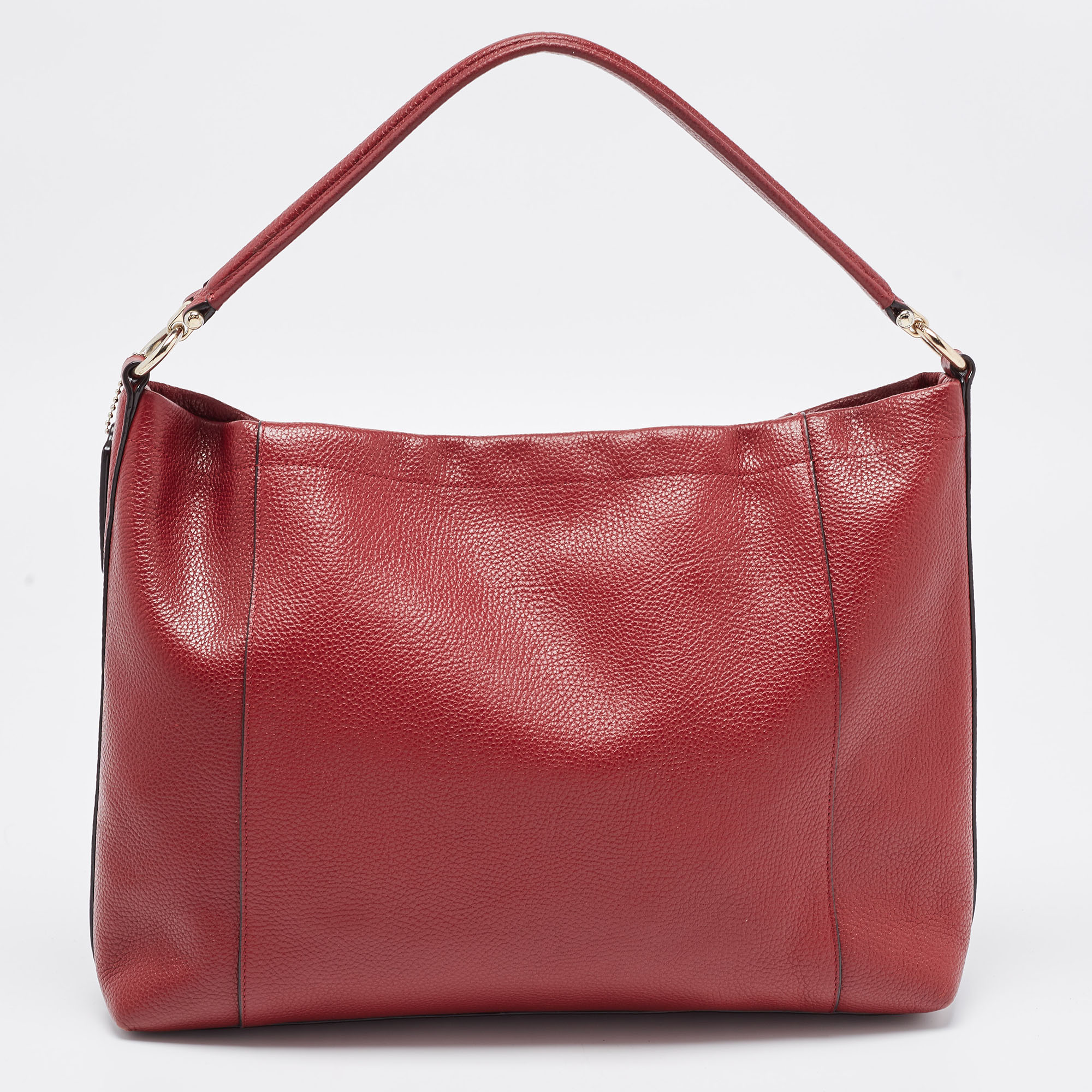 Coach Red Leather Marlon Hobo