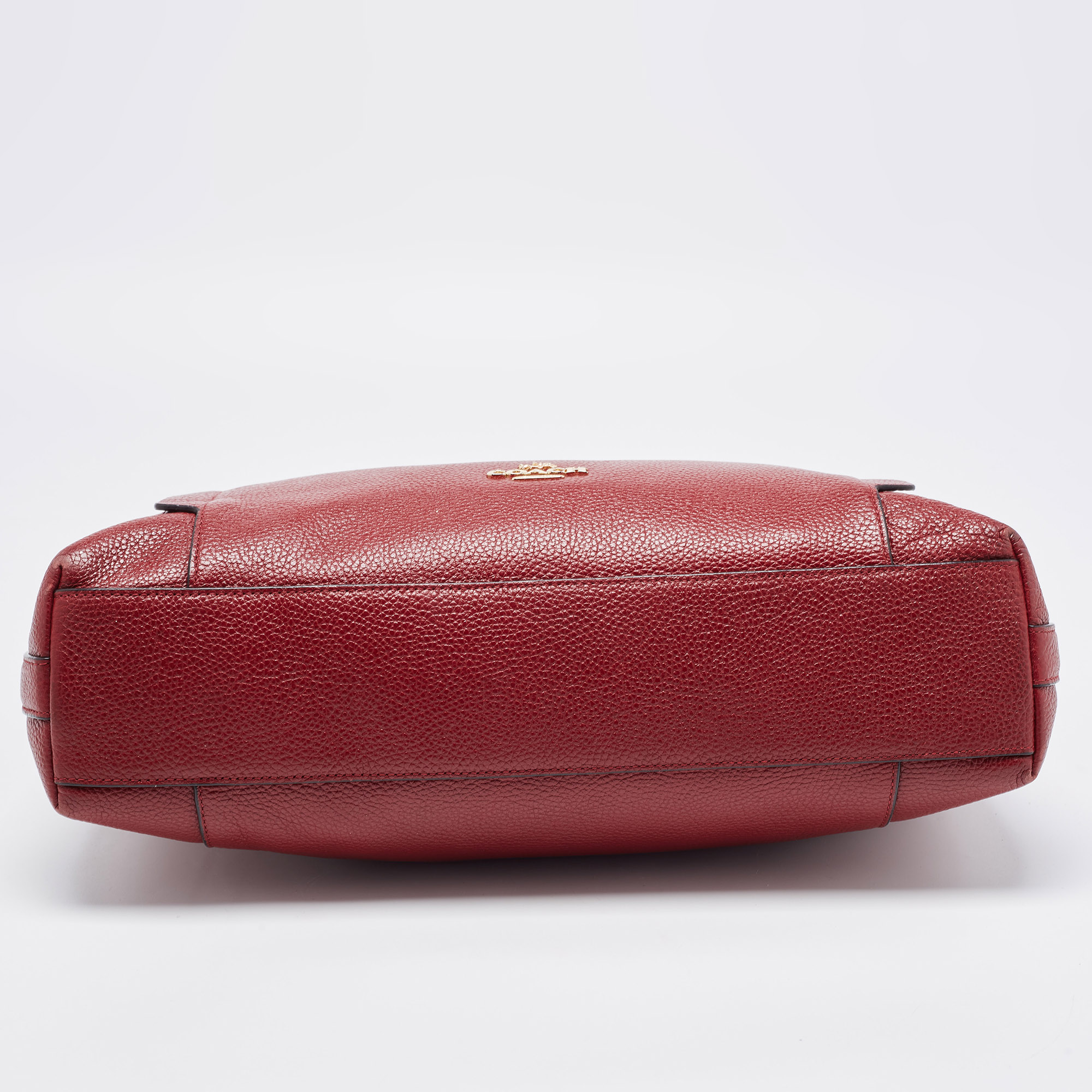 Coach Red Leather Marlon Hobo