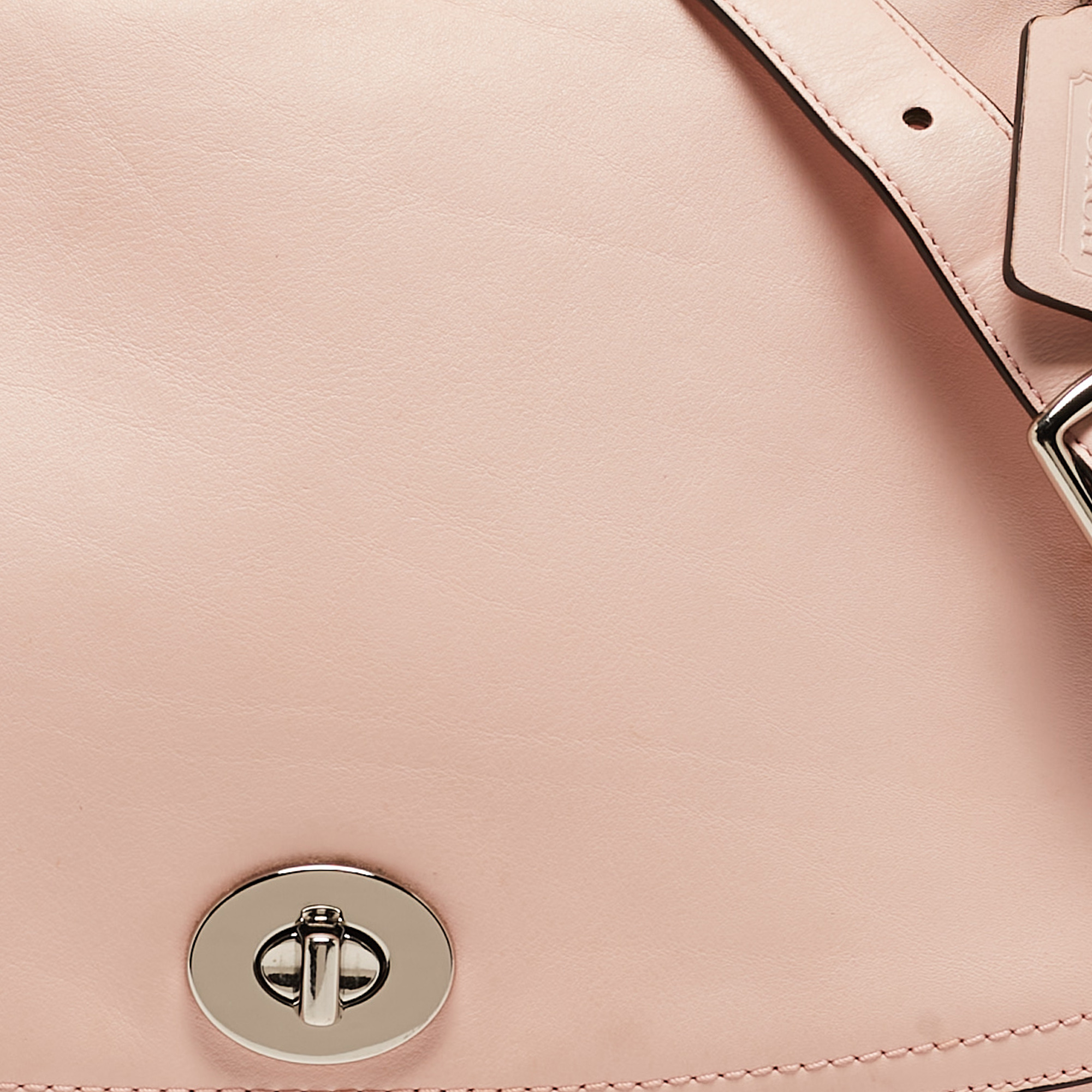 Coach Blush Pink Leather Legacy Romy Top Handle Bag