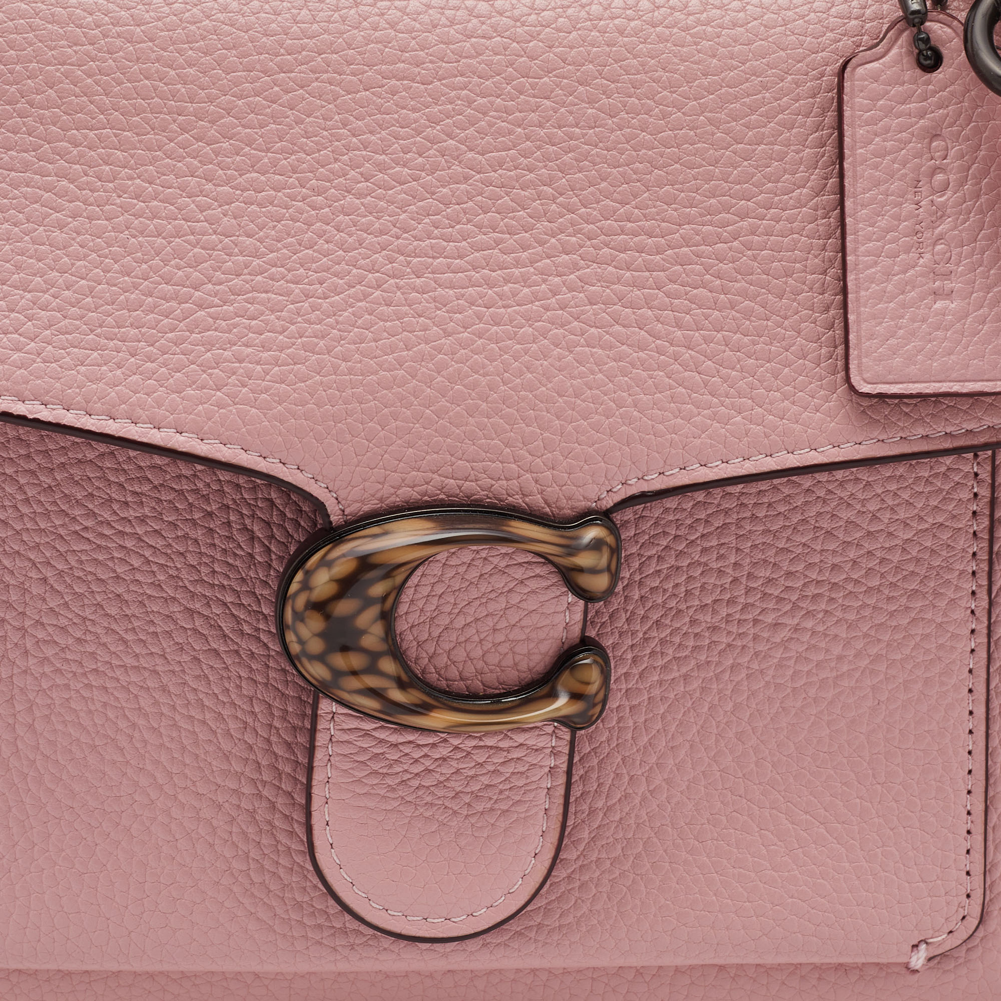 Coach Pink Leather Tabby Top Handle Bag