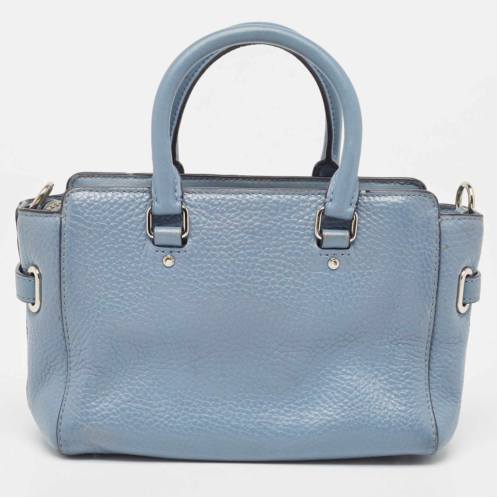 Coach Blue Leather Swagger 20 Tote