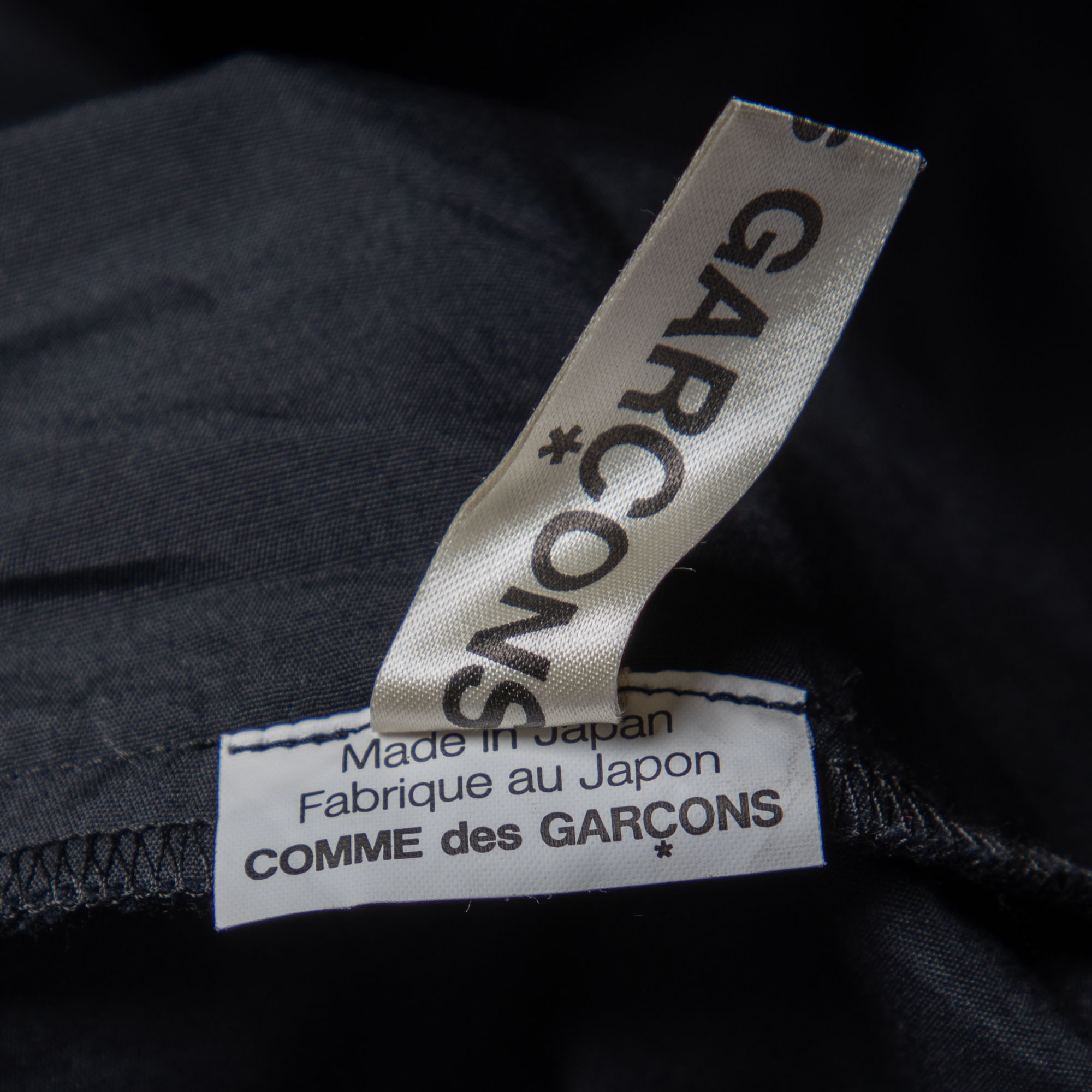 Comme Des Garcons Black Cotton Jacket (One Size)