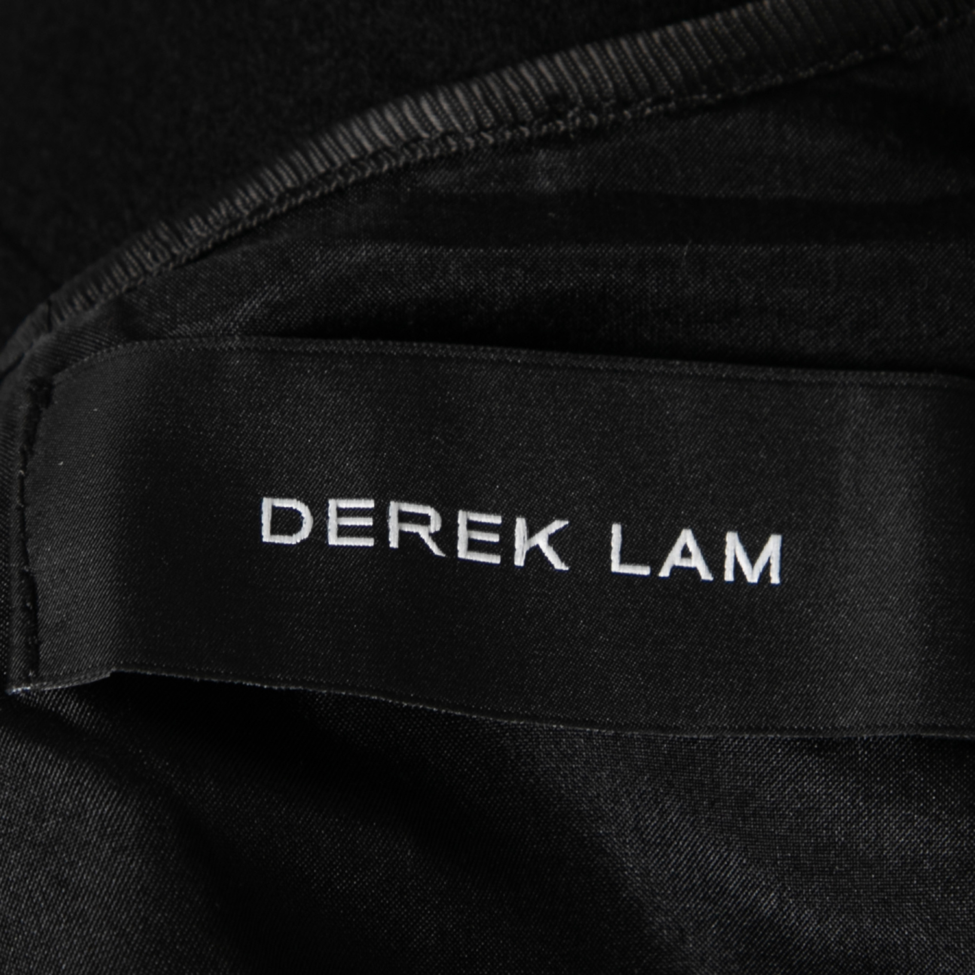 Derek Lam Houndstooth Bodice Colorblock Sleeveless Wool Dress S