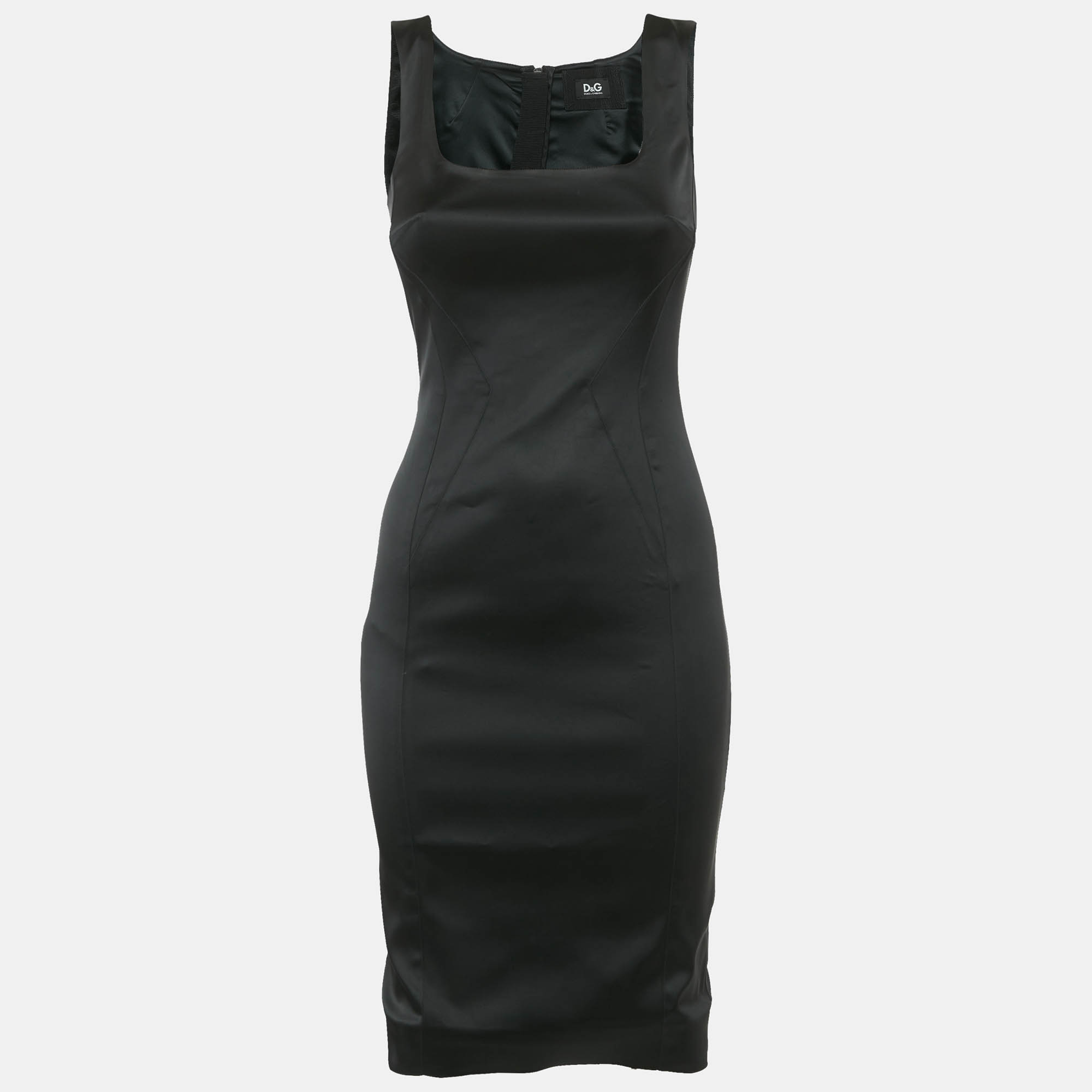 D&G Black Satin Sleeveless Short Dress S
D&G Black Satin Sleeveless Short Dress S