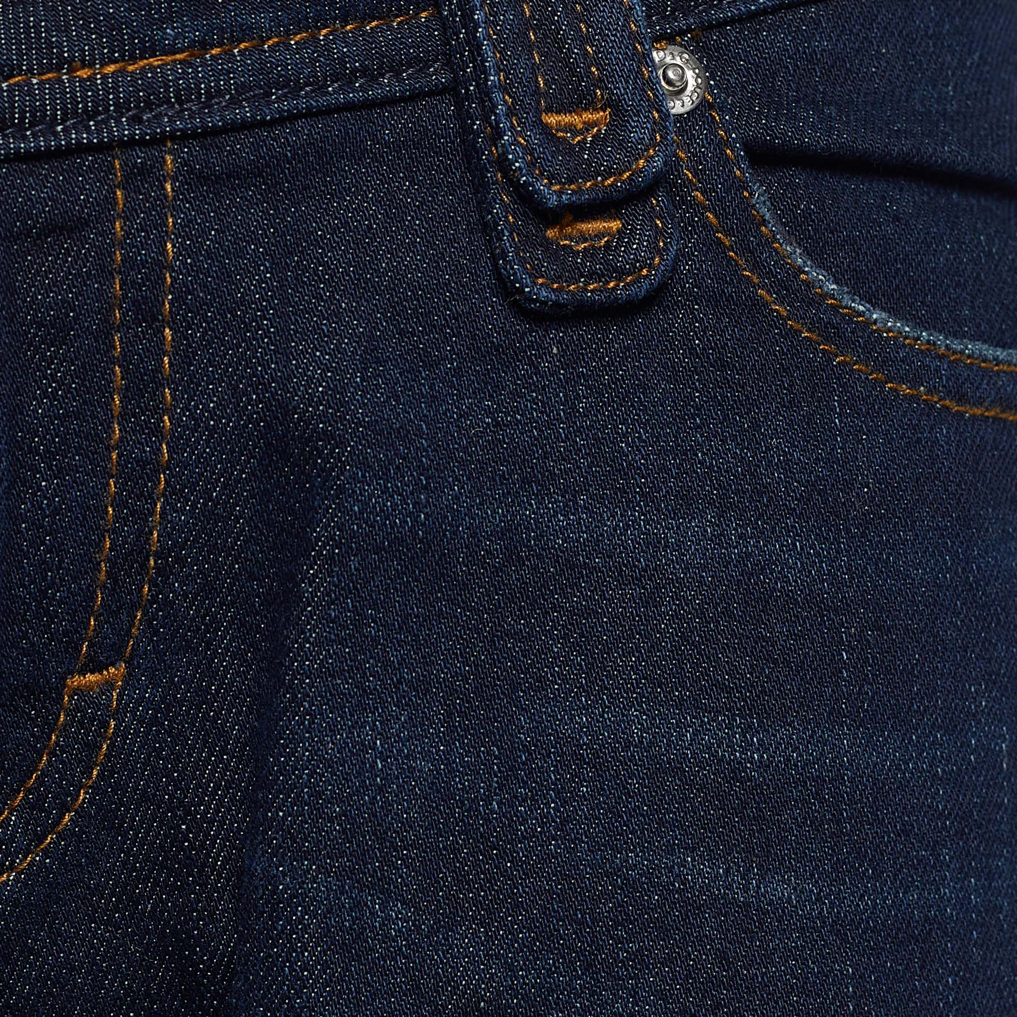 D&G Vintage Indigo Dark Wash Denim Lovely Jeans M