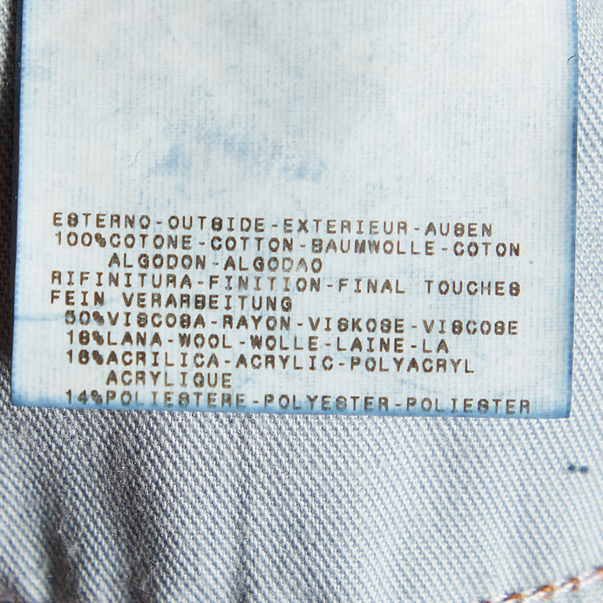 D&G Navy Blue Denim Tweed Waist Detail Flared Jeans M Waist 33