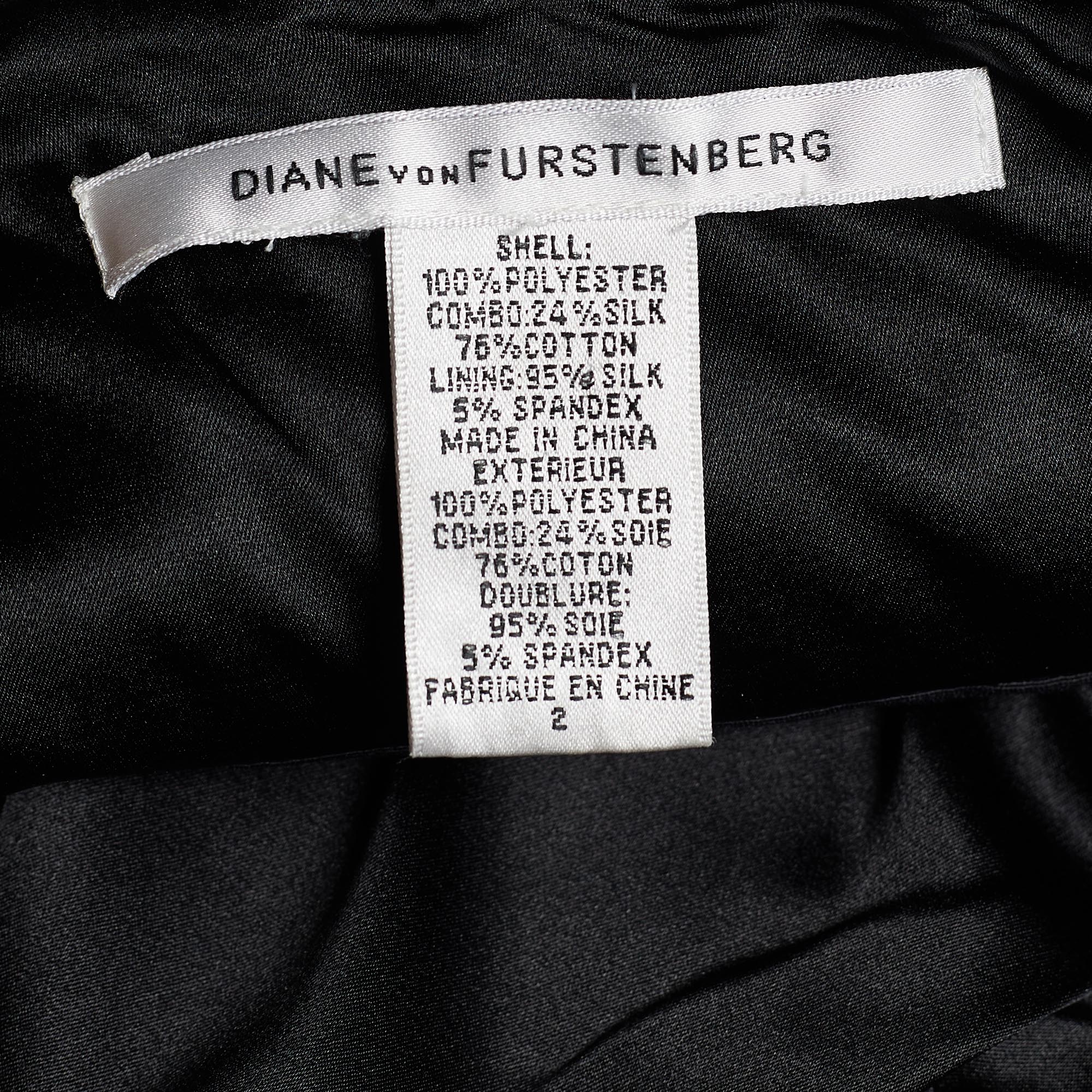 Diane Von Furstenberg Grey Sequined Ariba Bodycon Dress S