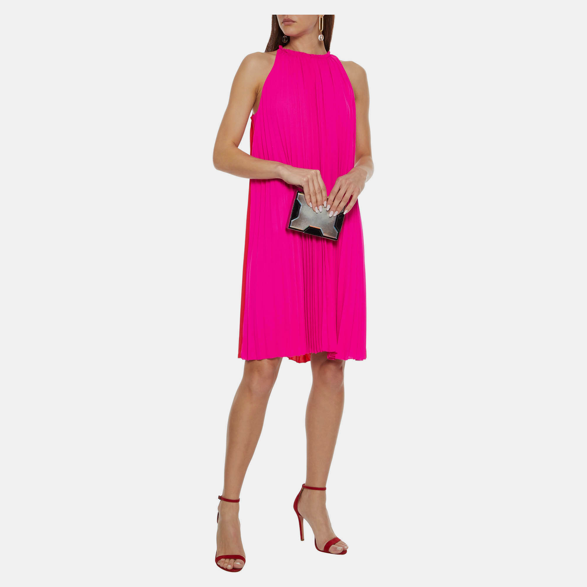 Diane von furstenberg polyester knee length dress 8