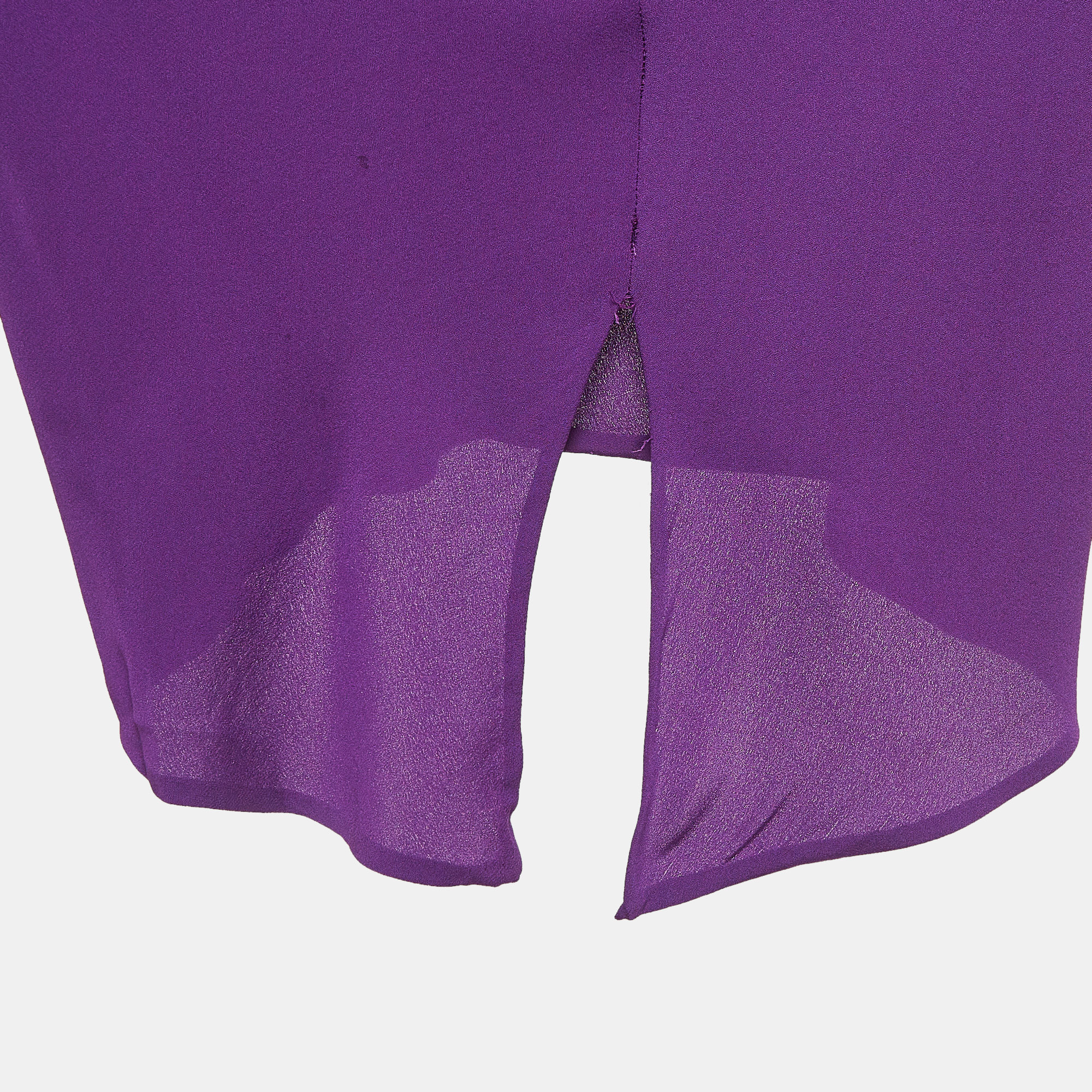 Diane Von Furstenberg Purple Midi Skirt M