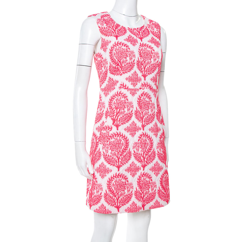 Diane von Furstenberg Pink & White Floral Stamp Carpreena Mini Dress
Diane von Furstenberg Pink & White Floral Stamp Carpreena Mini Dress