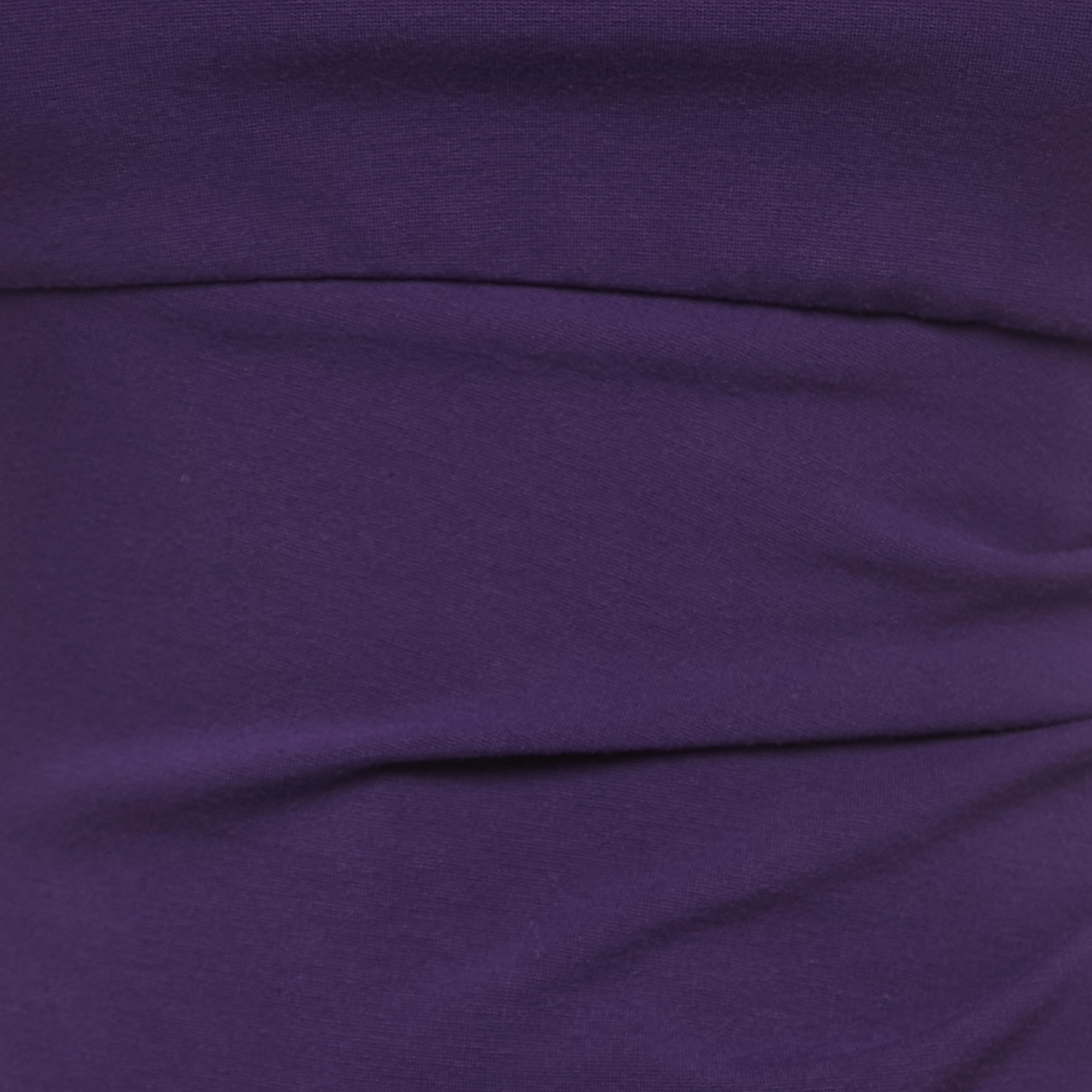 Diane Von Furstenberg Purple Knit Draped Sleeveless Mini Dress S
