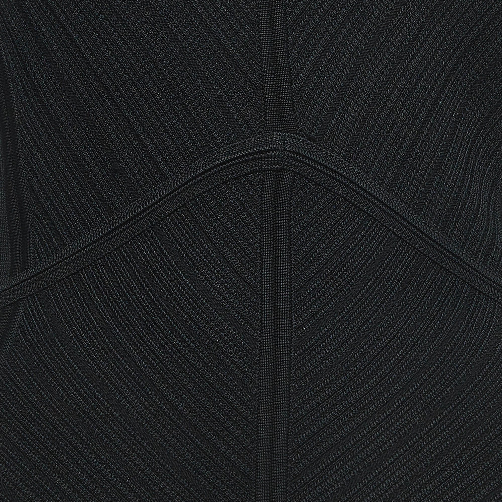 Diane Von Furstenberg Black Knit Sleeveless Mini Dress S