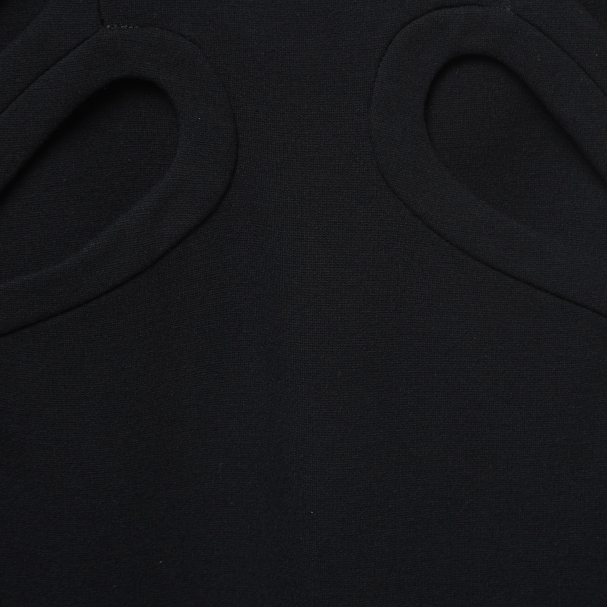 Diane Von Furstenberg  Black Jersey Cut-Out Midi Dress M