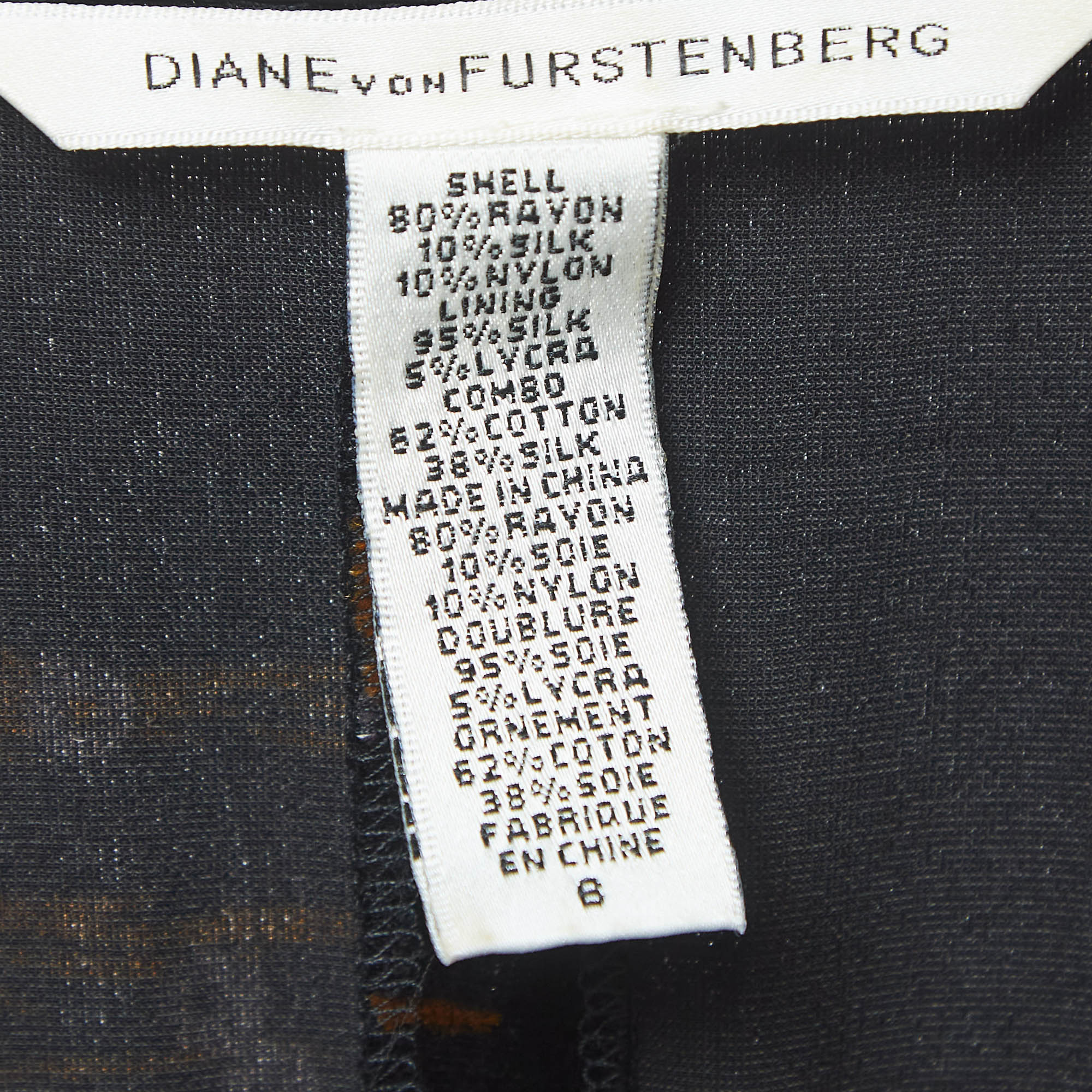 Diane Von Furstenberg Multicolor Velvet Printed Wrap Dress M