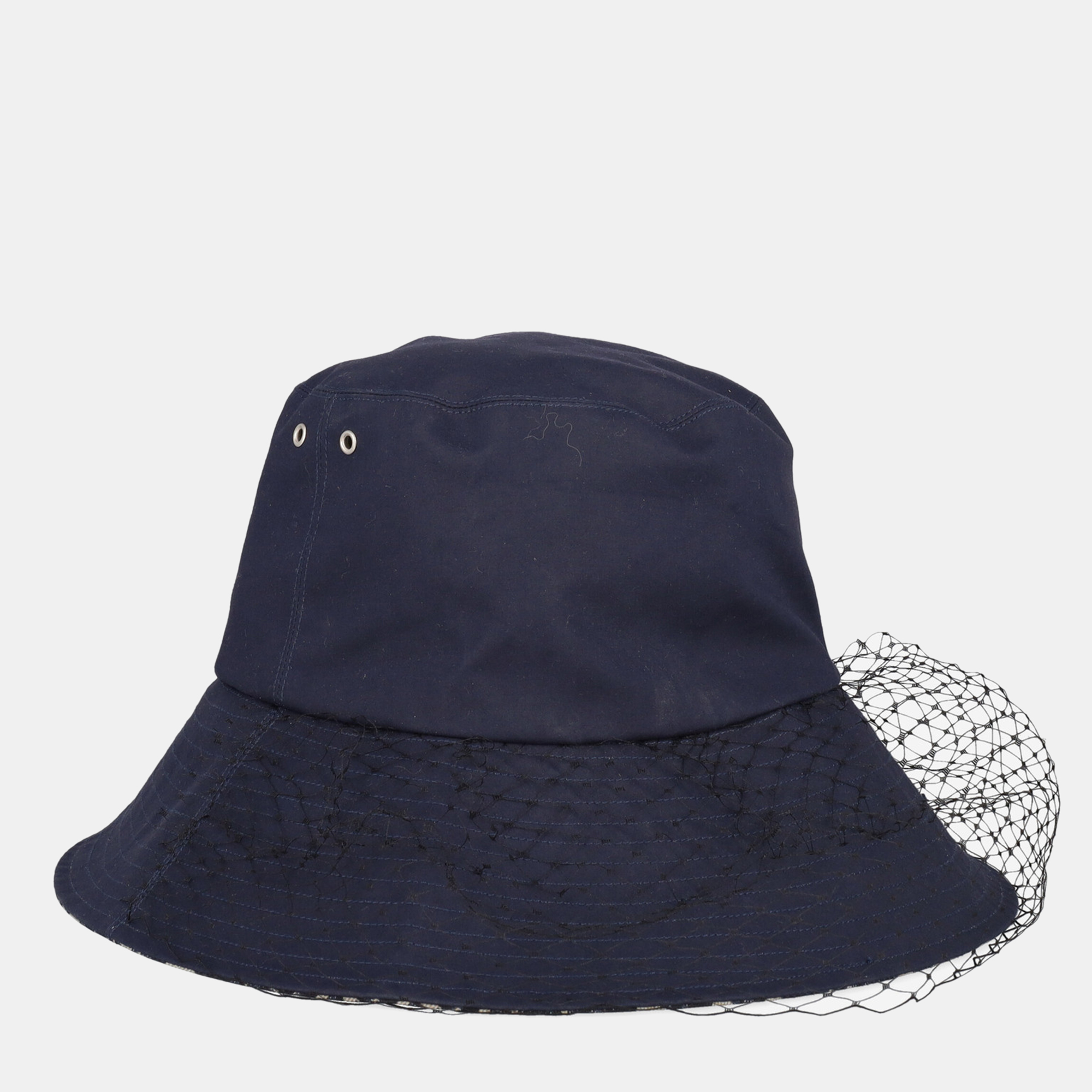 Dior Women's Synthetic Fibers Brim Hat - Black - M
