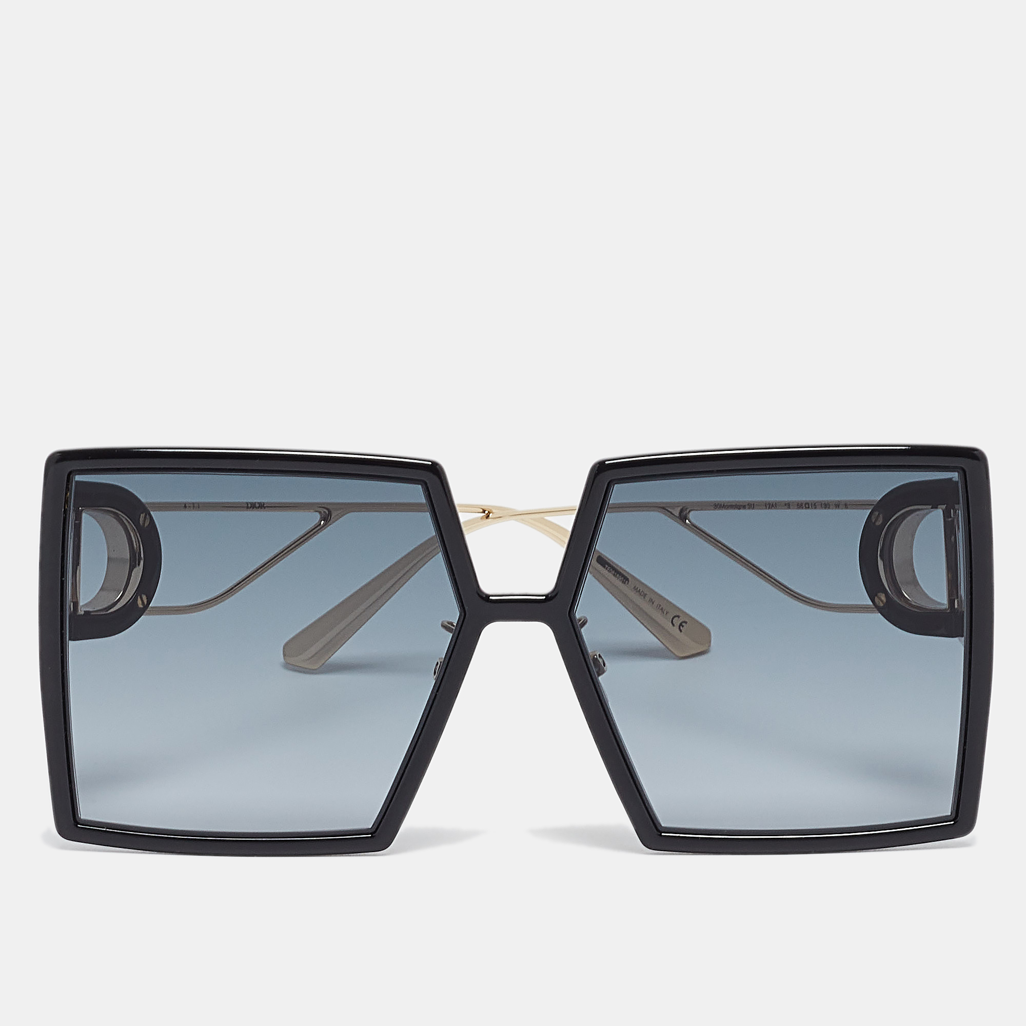 Dior black gradient 30 montaigne oversized sunglasses