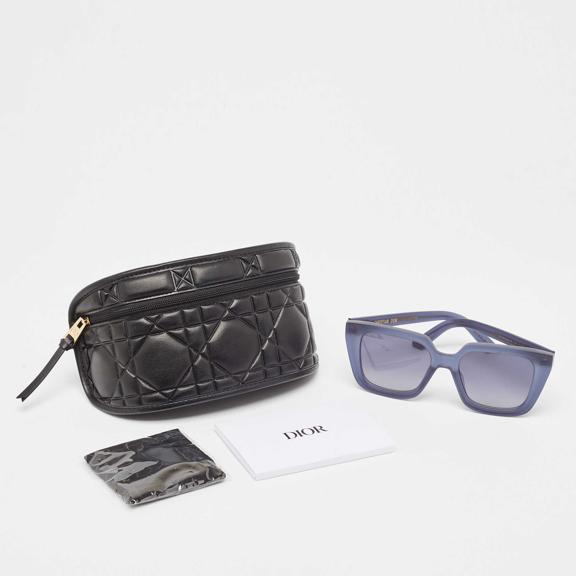 Dior Blue Gradient Dior Midnight S1L Square Sunglasses