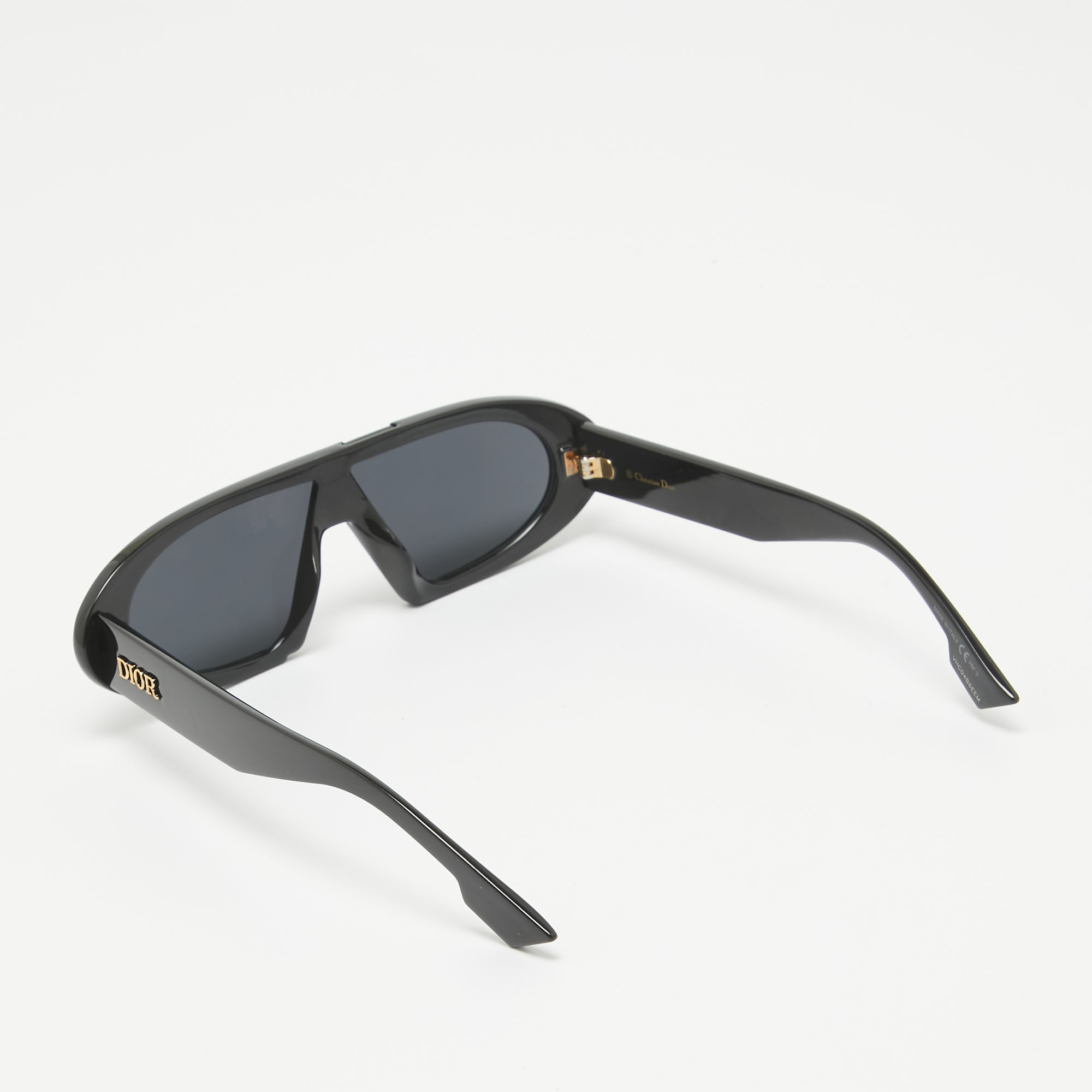 Dior Black Oblique Frame Sunglasses