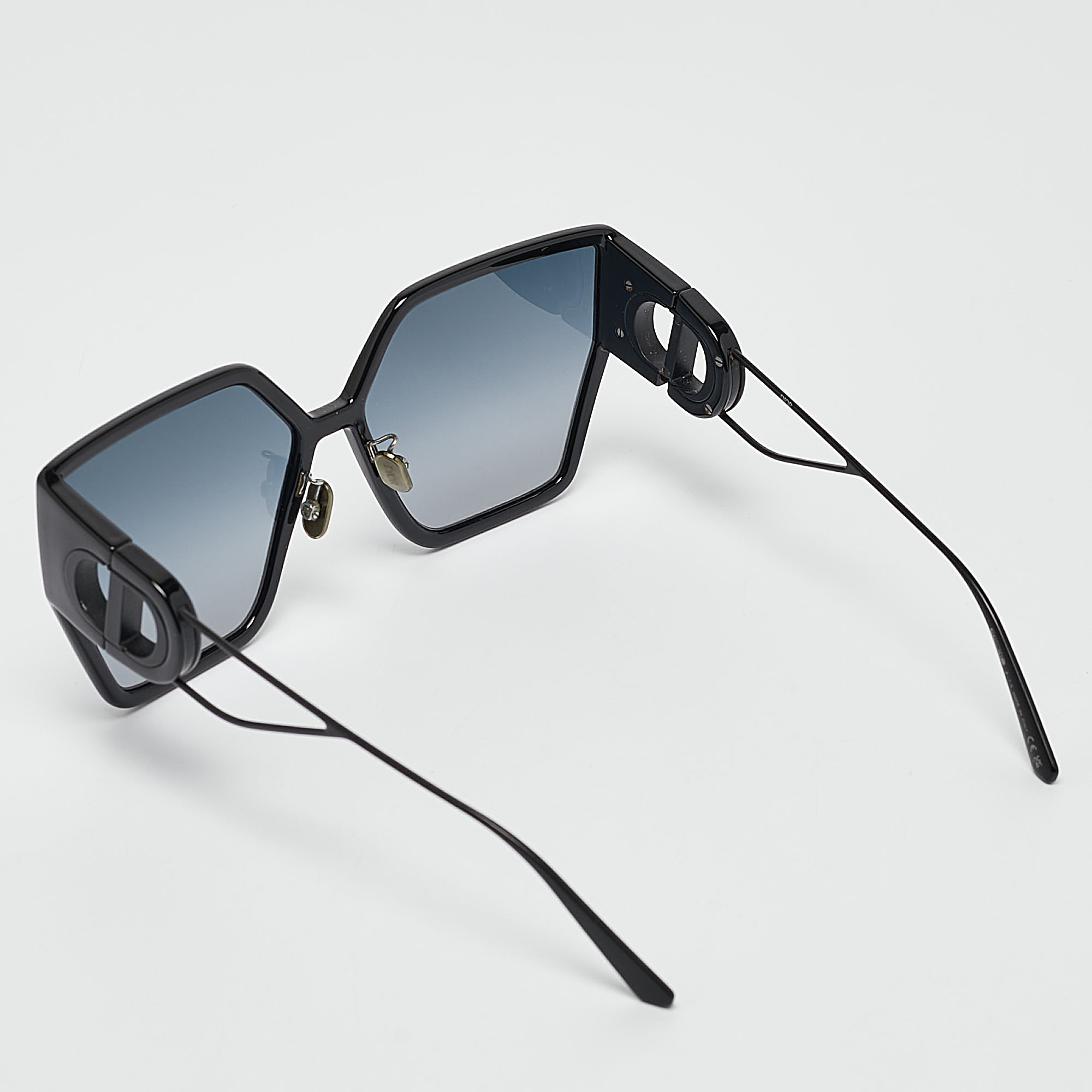 Dior Black/Grey Gradient 30Montaigne Oversized Square Sunglasses