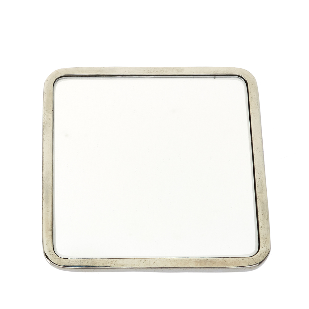 Dior Silver Tone Pocket Mirror
