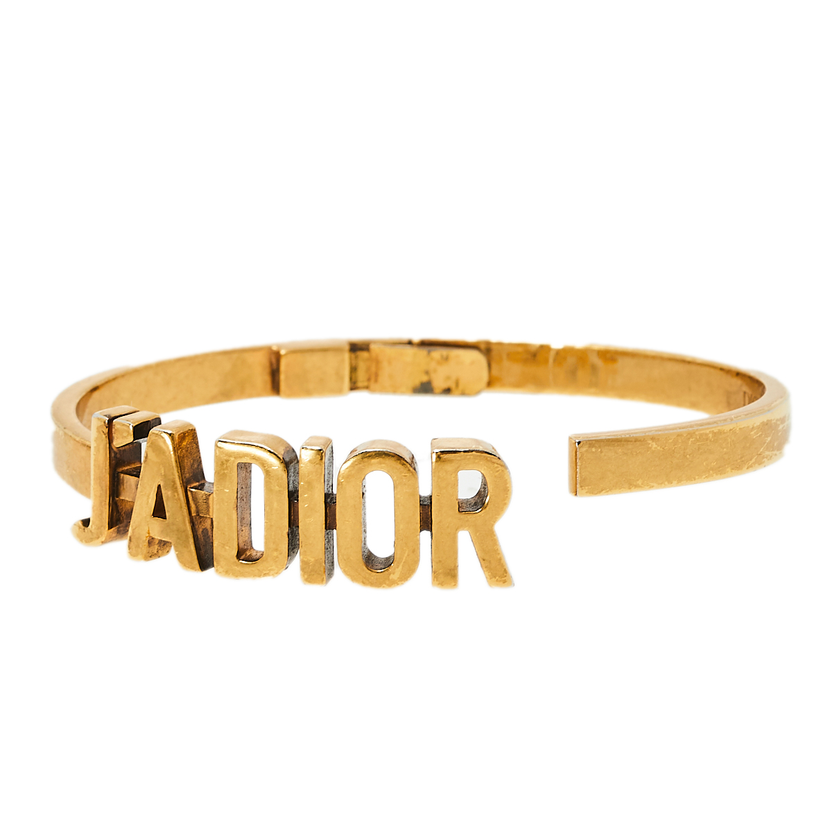Dior J'Adior Gold Tone Cuff Bracelet