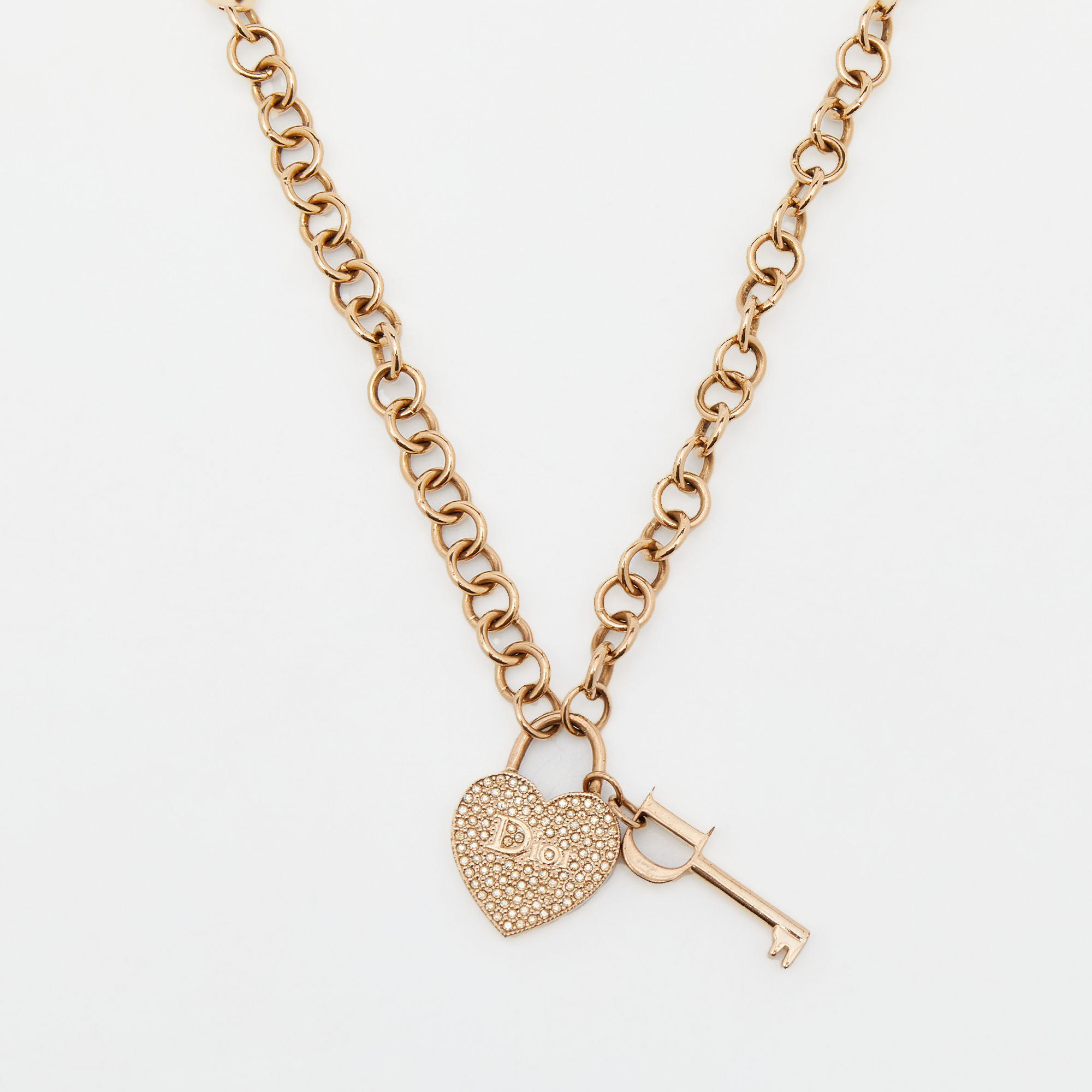 Dior Gold Tone Crystal Dior Logo Jewelry Set
Dior Gold Tone Crystal Dior Logo Jewelry Set