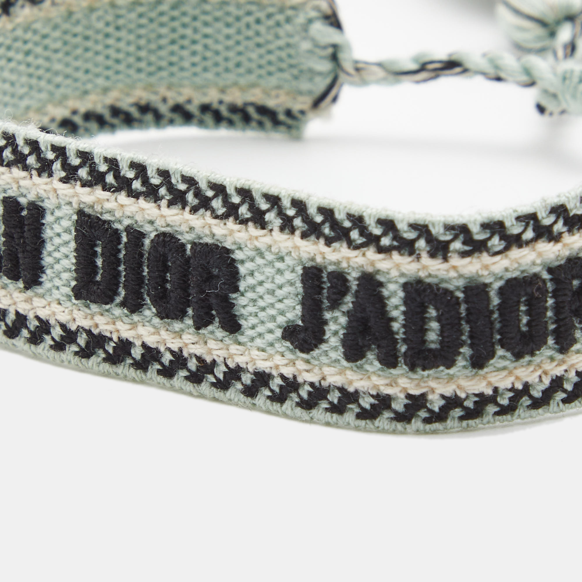 Dior J'Adior Green Embroidered Cotton Bracelet
Dior J'Adior Green Embroidered Cotton Bracelet