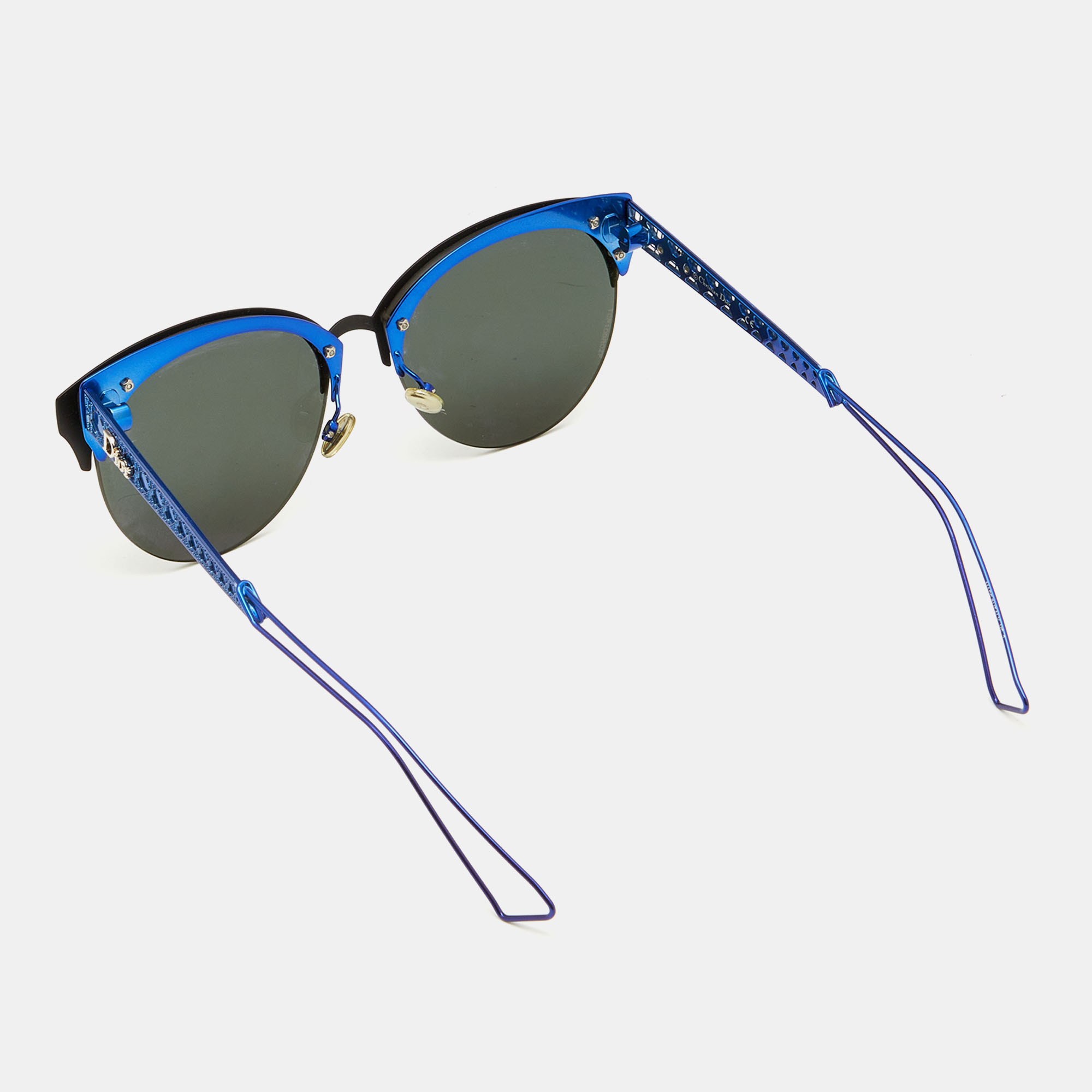 Dior Diorama Club Black-Blue/Grey G5V2K Cat-Eye Sunglasses