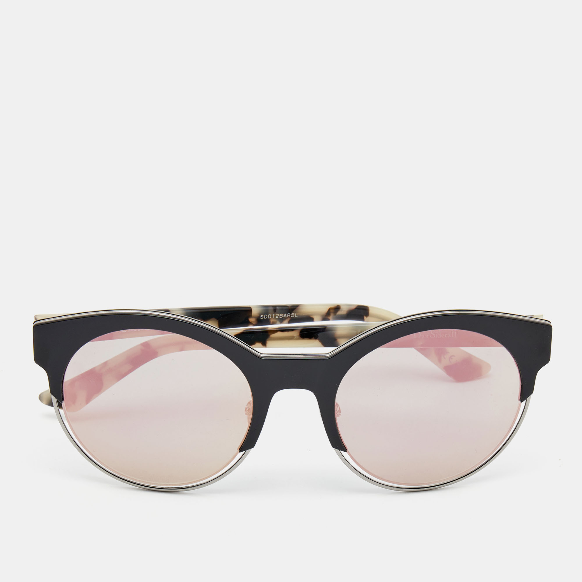 Dior Black/Beige Diorsideral1 Round Sunglasses