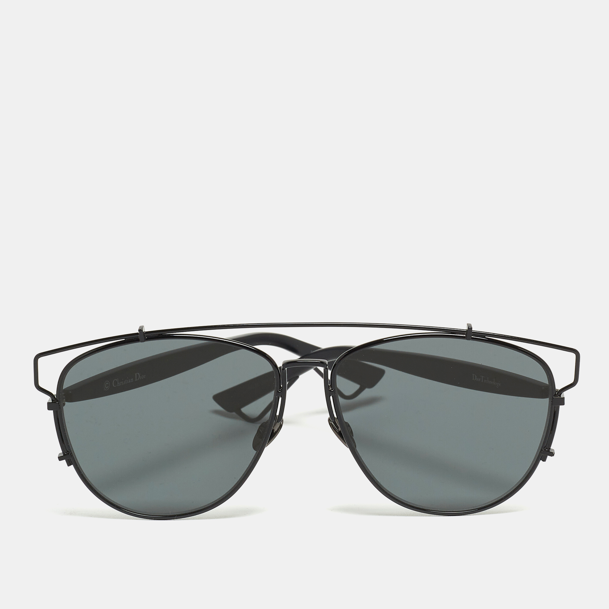 Dior Black Technologic Aviator Sunglasses