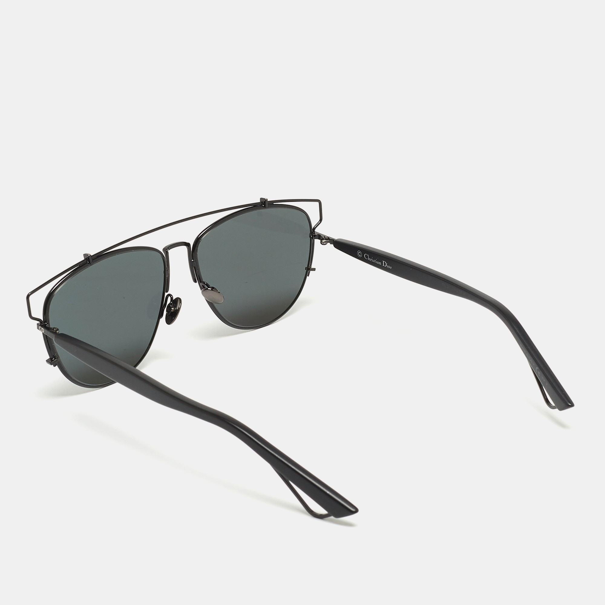 Dior Black Technologic Aviator Sunglasses