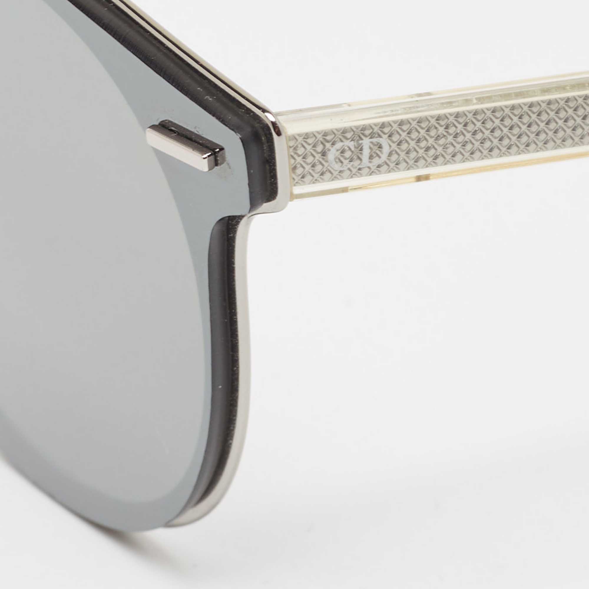 Dior Homme Grey Mirrored 0211S Round Sunglasses