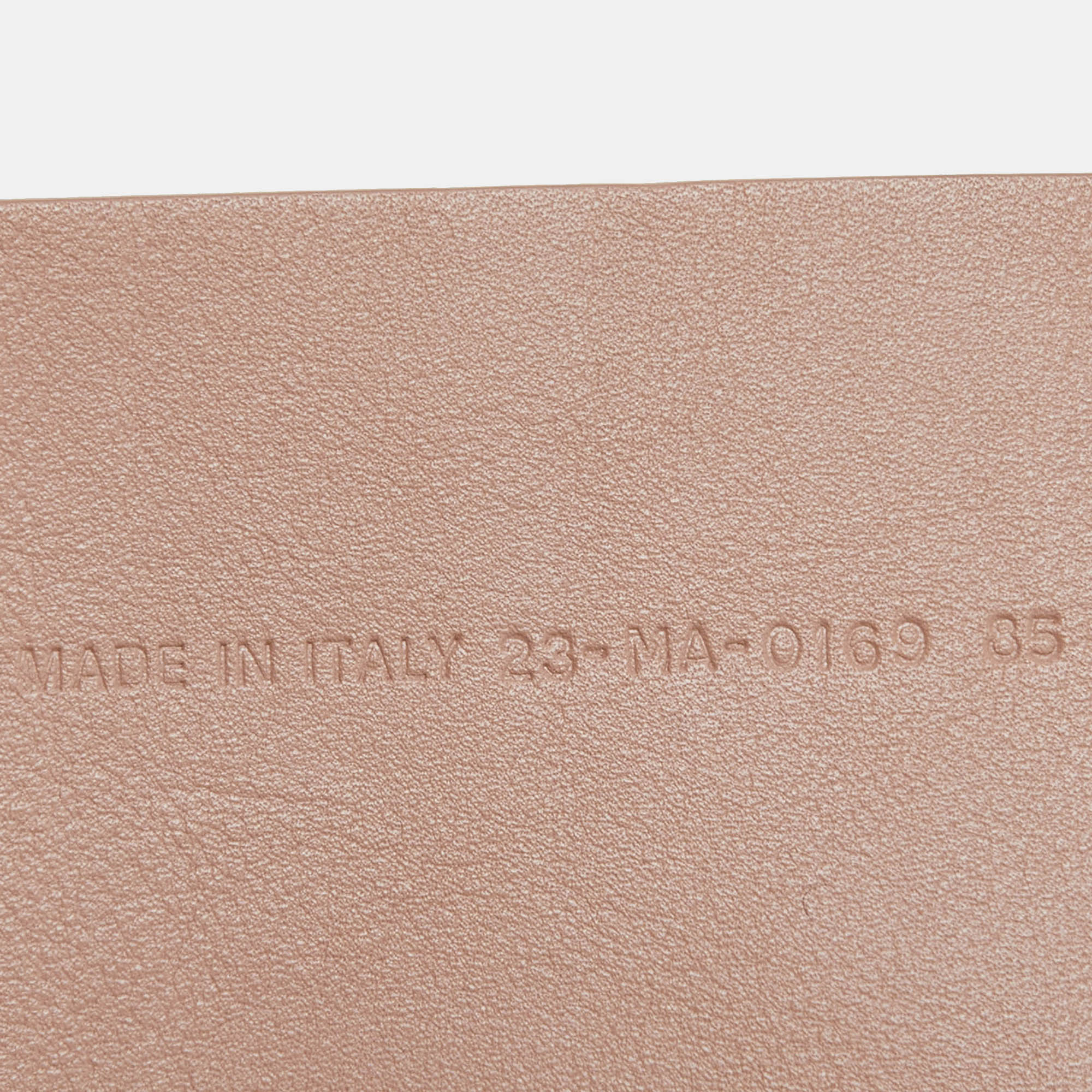 Dior Pink Leather Wide Waist Belt 85CM