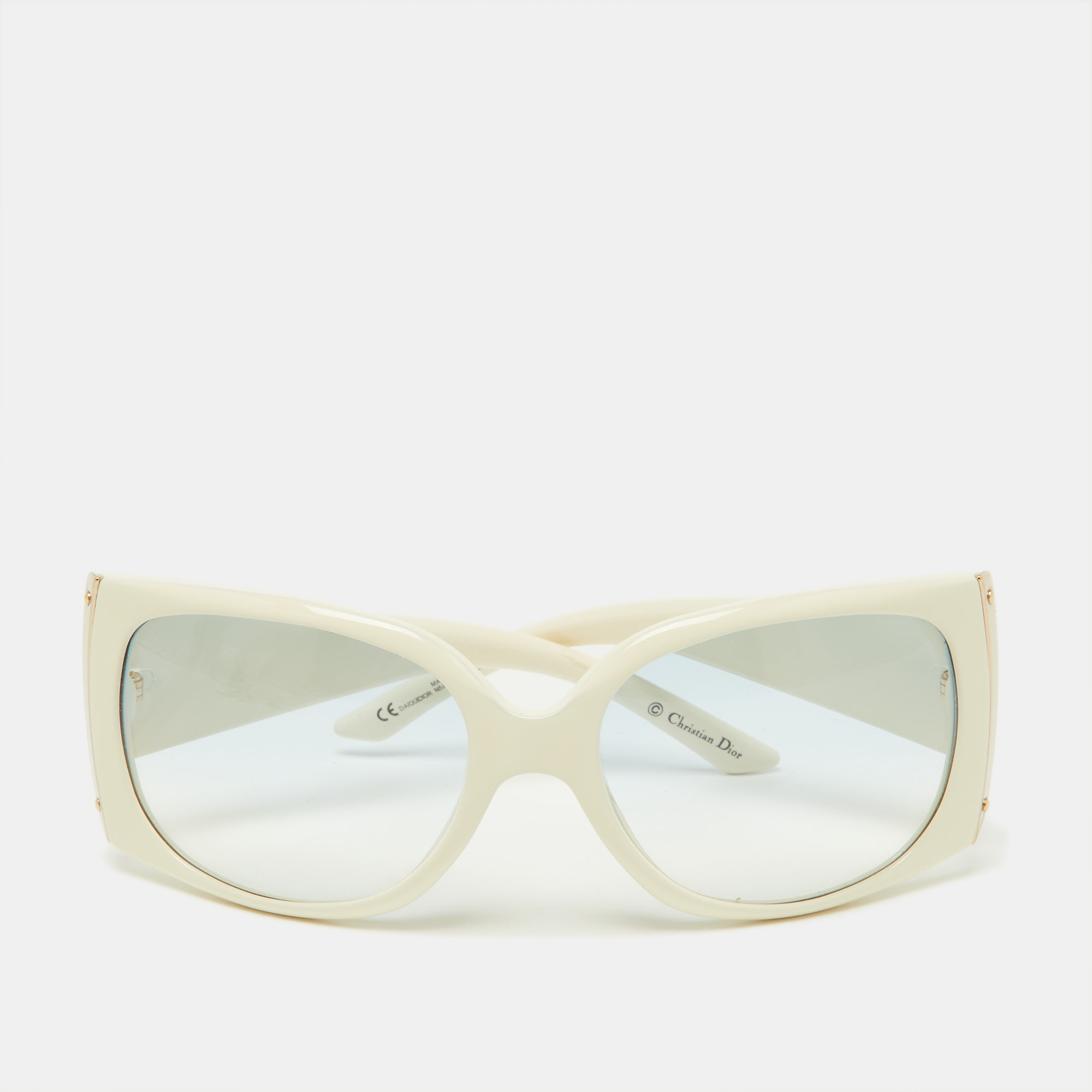 Dior White/Grey Gradient Daiquidior N5A5M Rectangle Sunglasses
