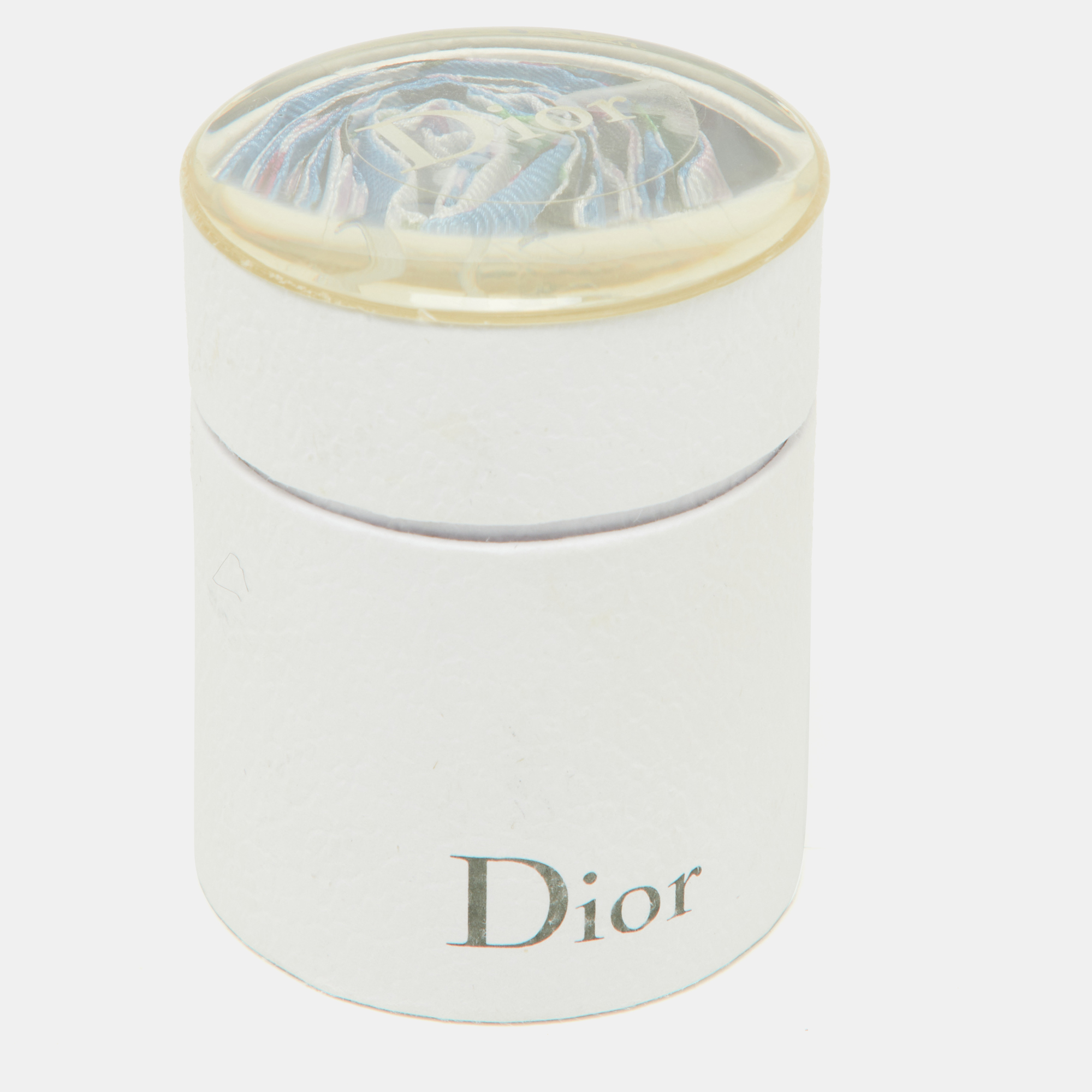Dior Multicolor Dot Printed Silk Mitzah Scarf