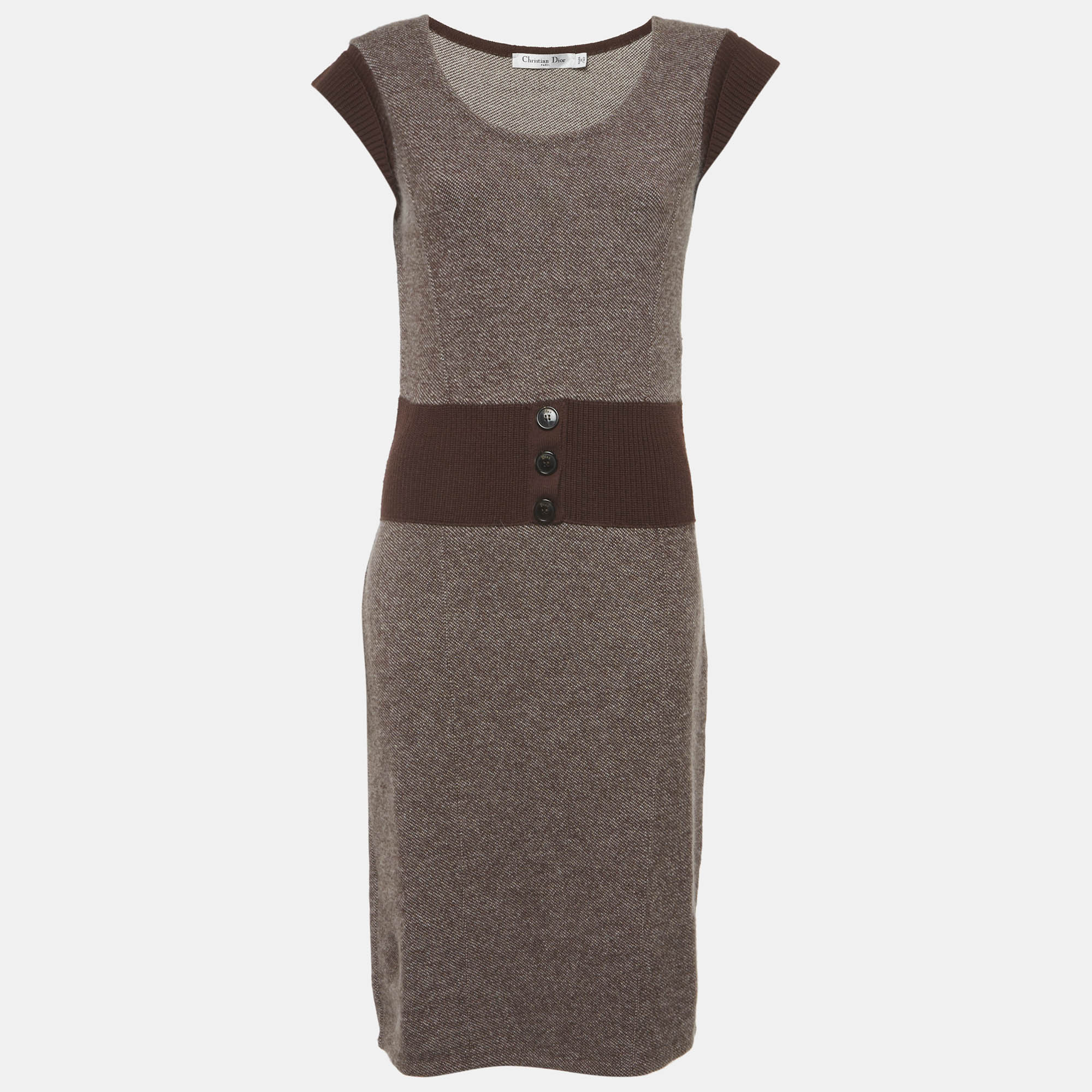 Christian Dior Brown Wool Knit Short Dress L
Christian Dior Brown Wool Knit Short Dress L